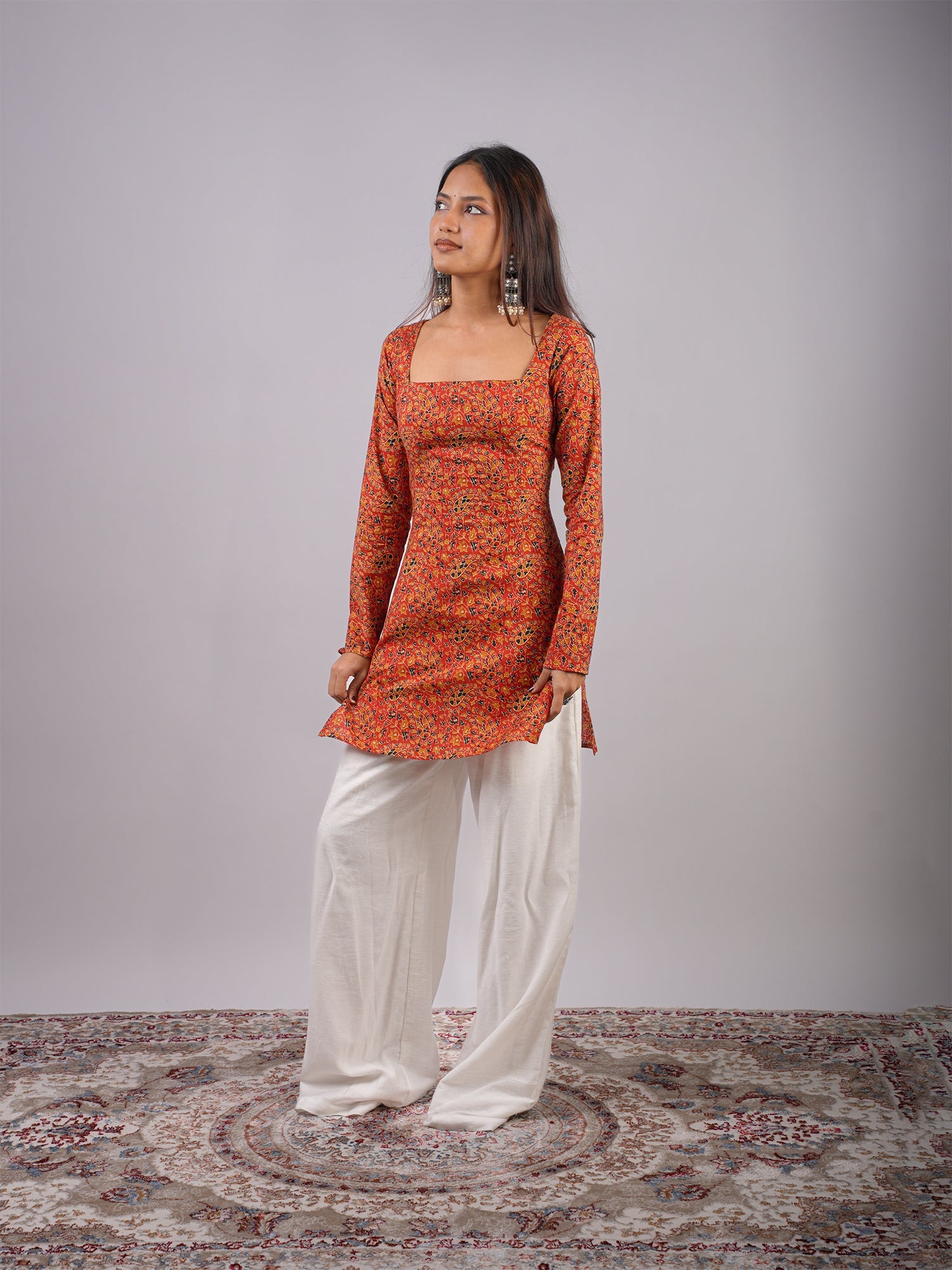 Sana Sleeved Corset Kurti NISHORAMA