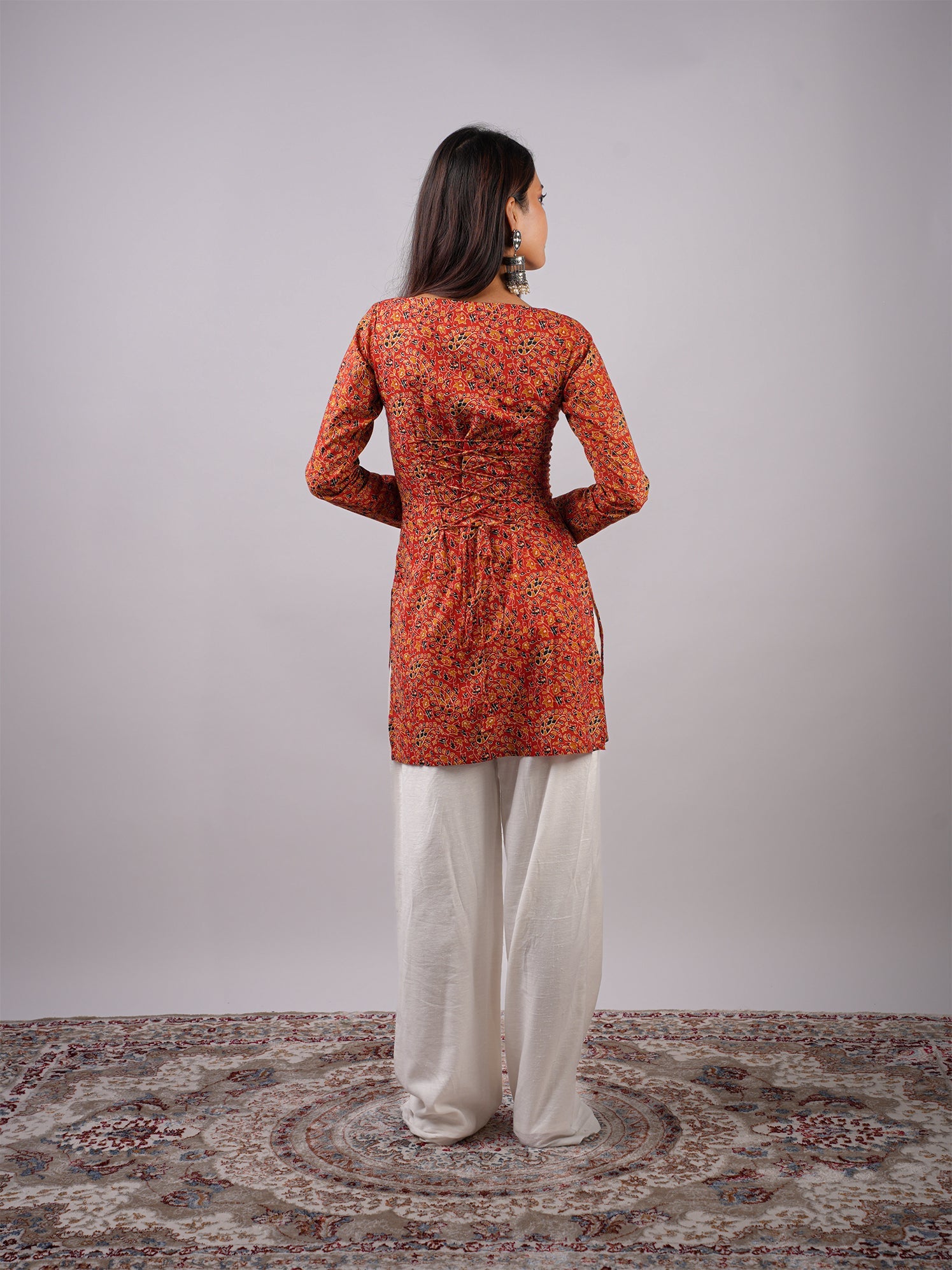 Sana Sleeved Corset Kurti NISHORAMA