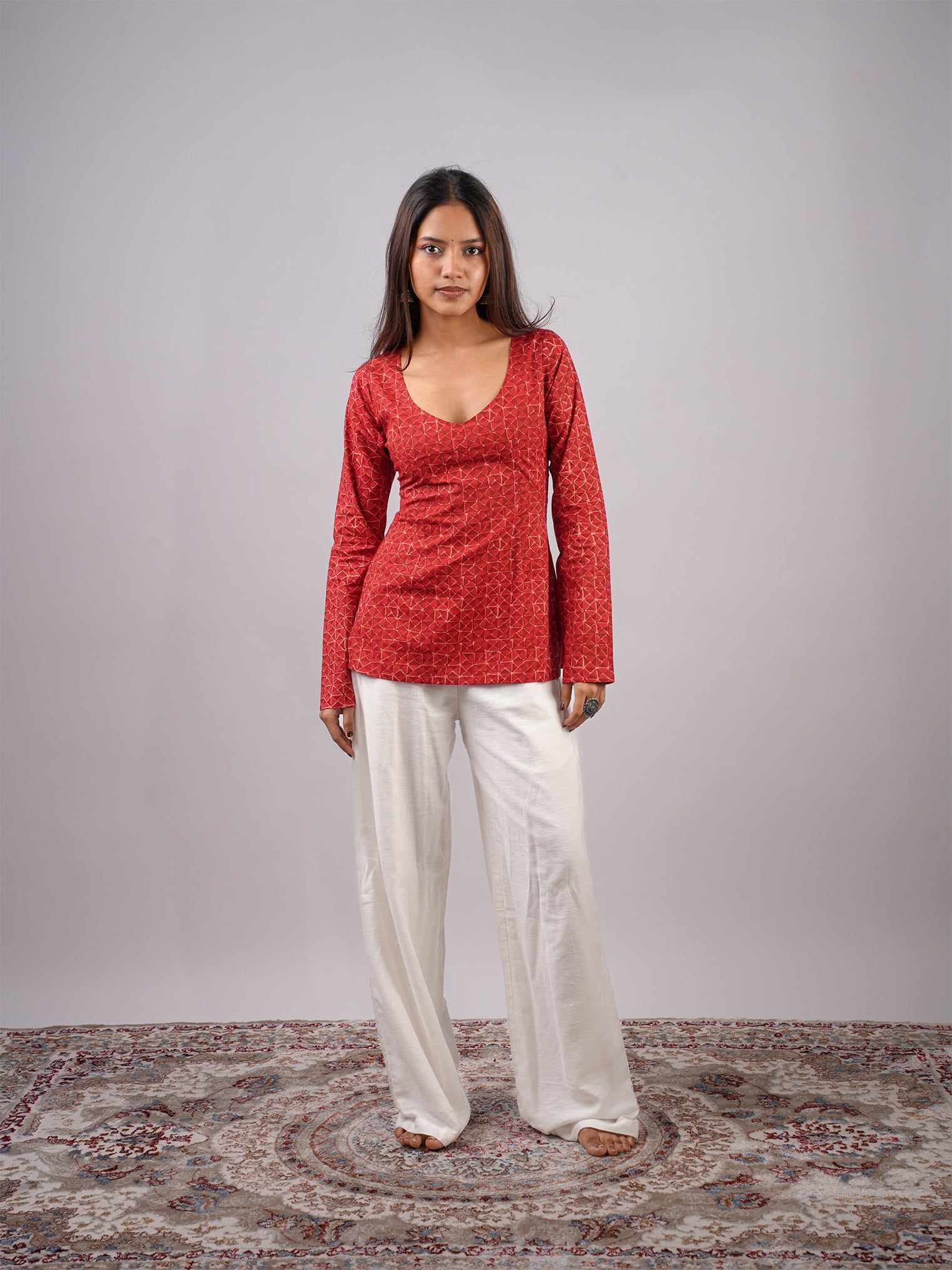Zar Sleeved Kurti NISHORAMA