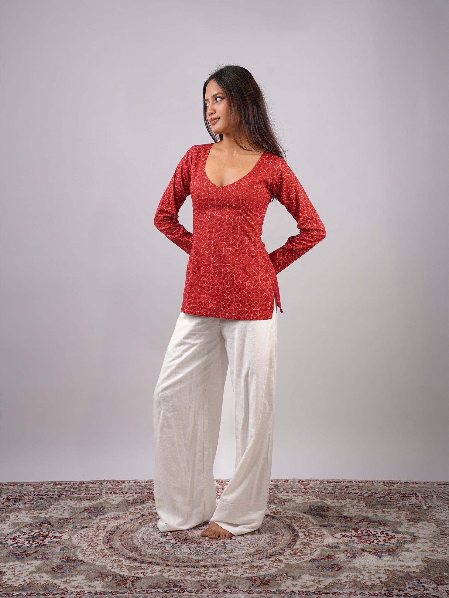 Zar Sleeved Kurti NISHORAMA