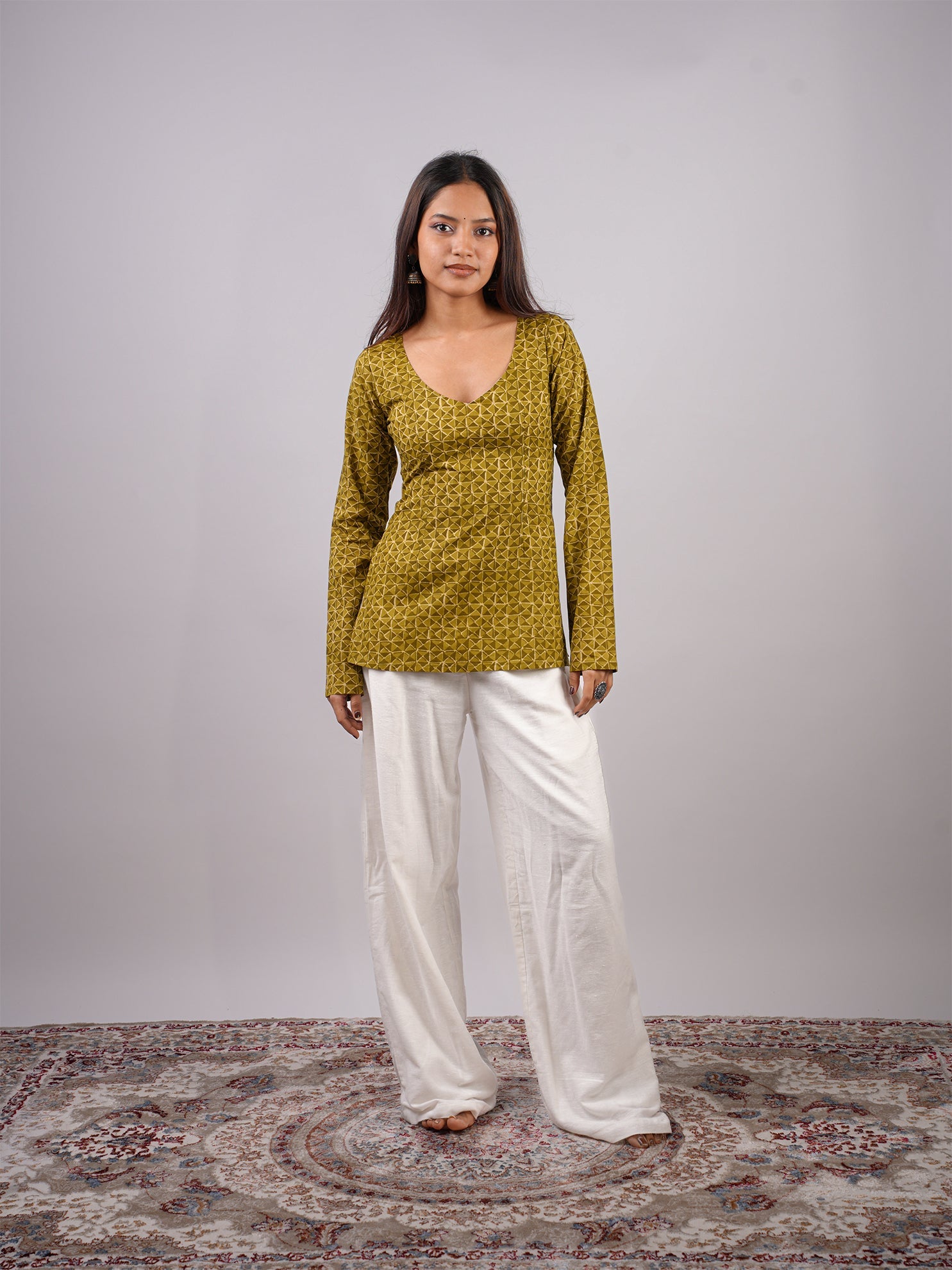 Alaya Sleeved Kurti NISHORAMA