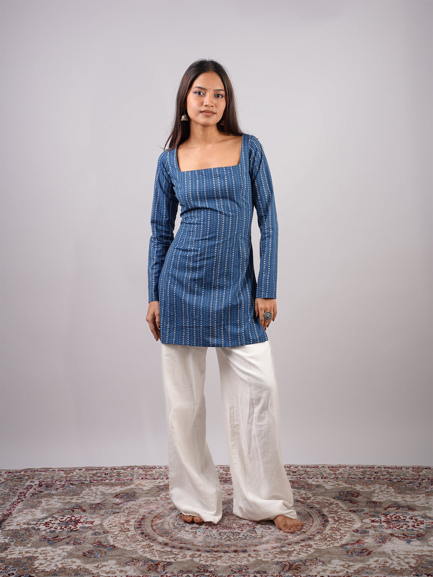 Ishita Sleeved Corset Kurti NISHORAMA