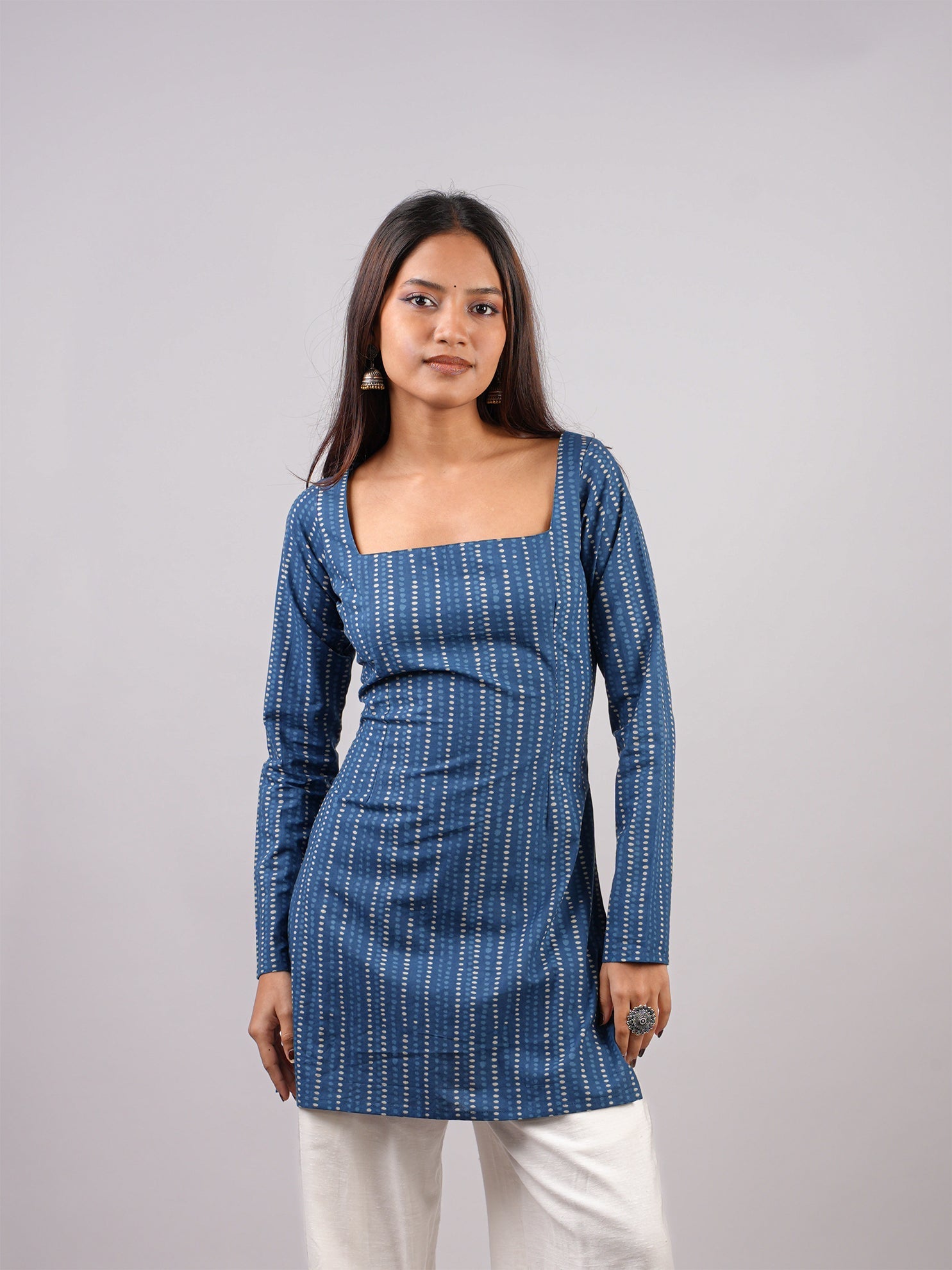 Ishita Sleeved Corset Kurti NISHORAMA