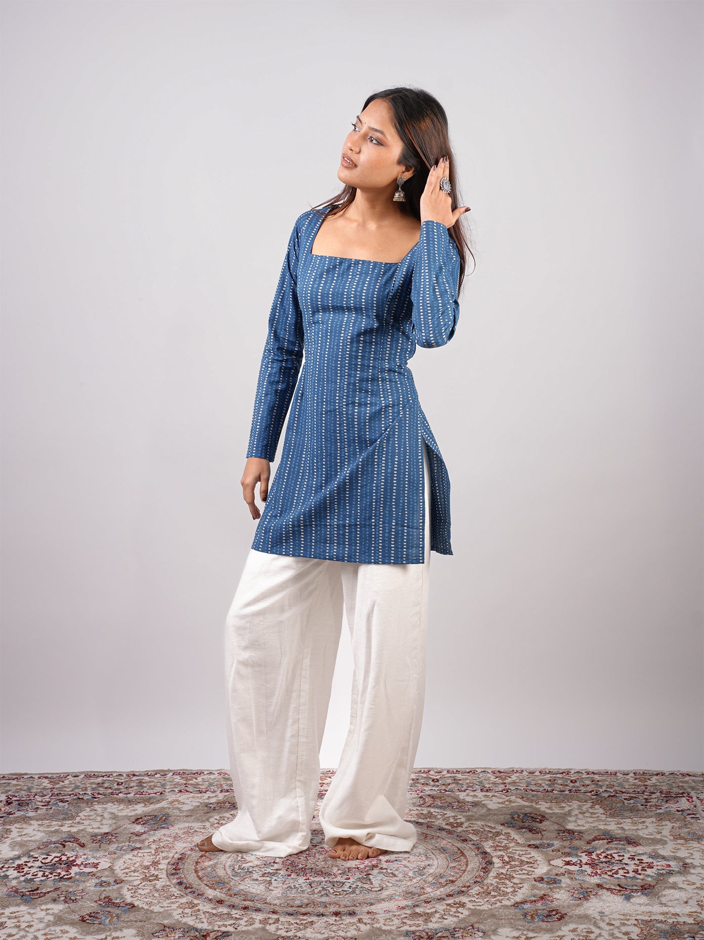Ishita Sleeved Corset Kurti NISHORAMA