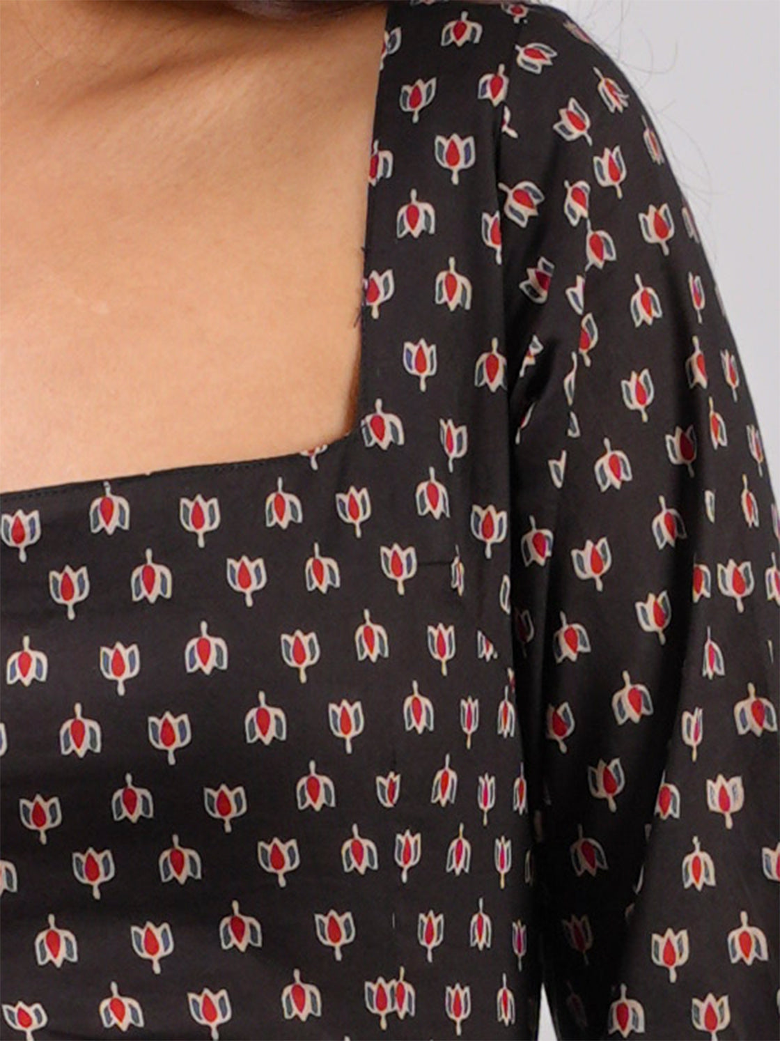 Rohini Sleeved Corset Kurti NISHORAMA