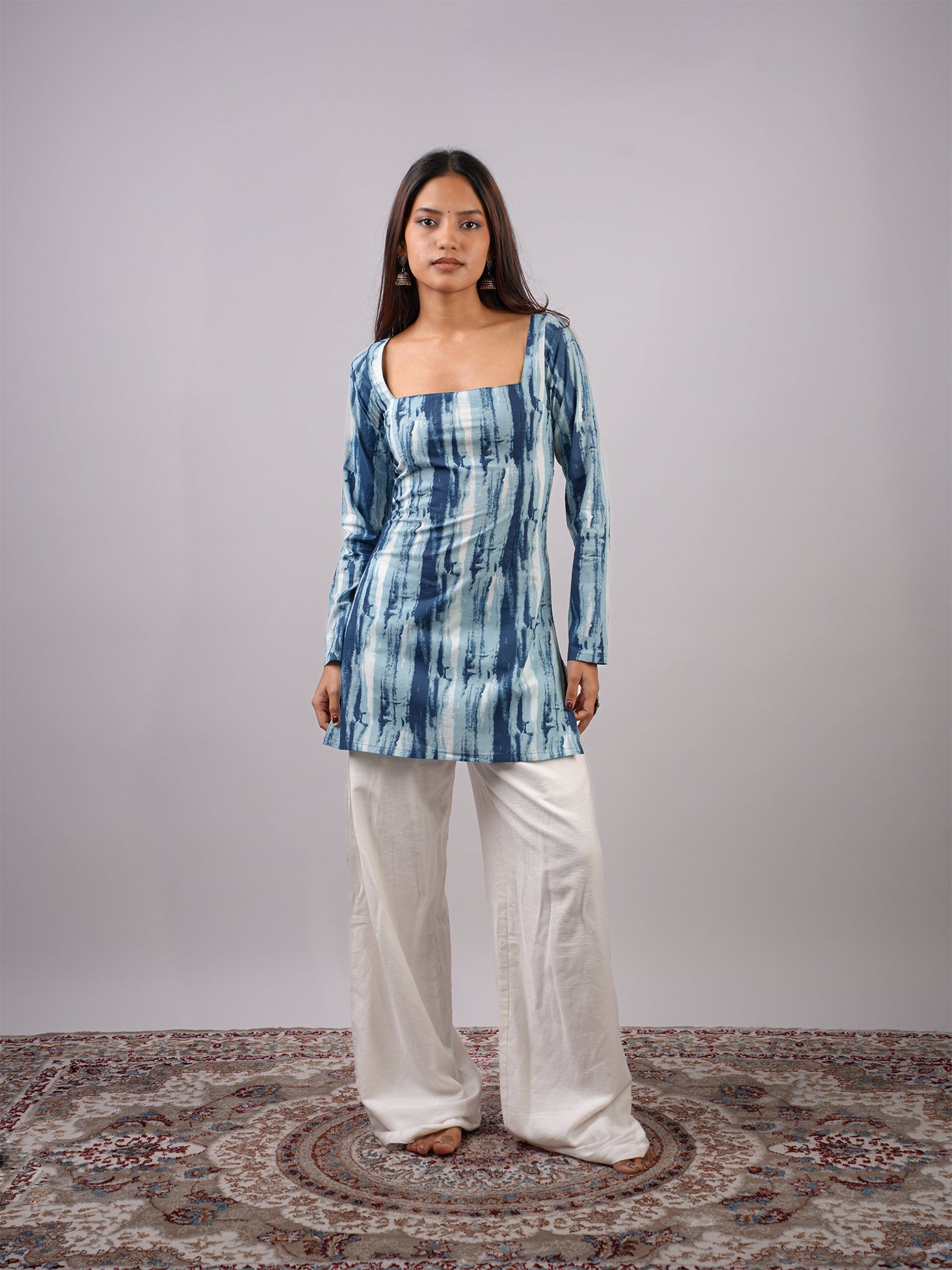 Jaya Sleeved Corset Kurti NISHORAMA
