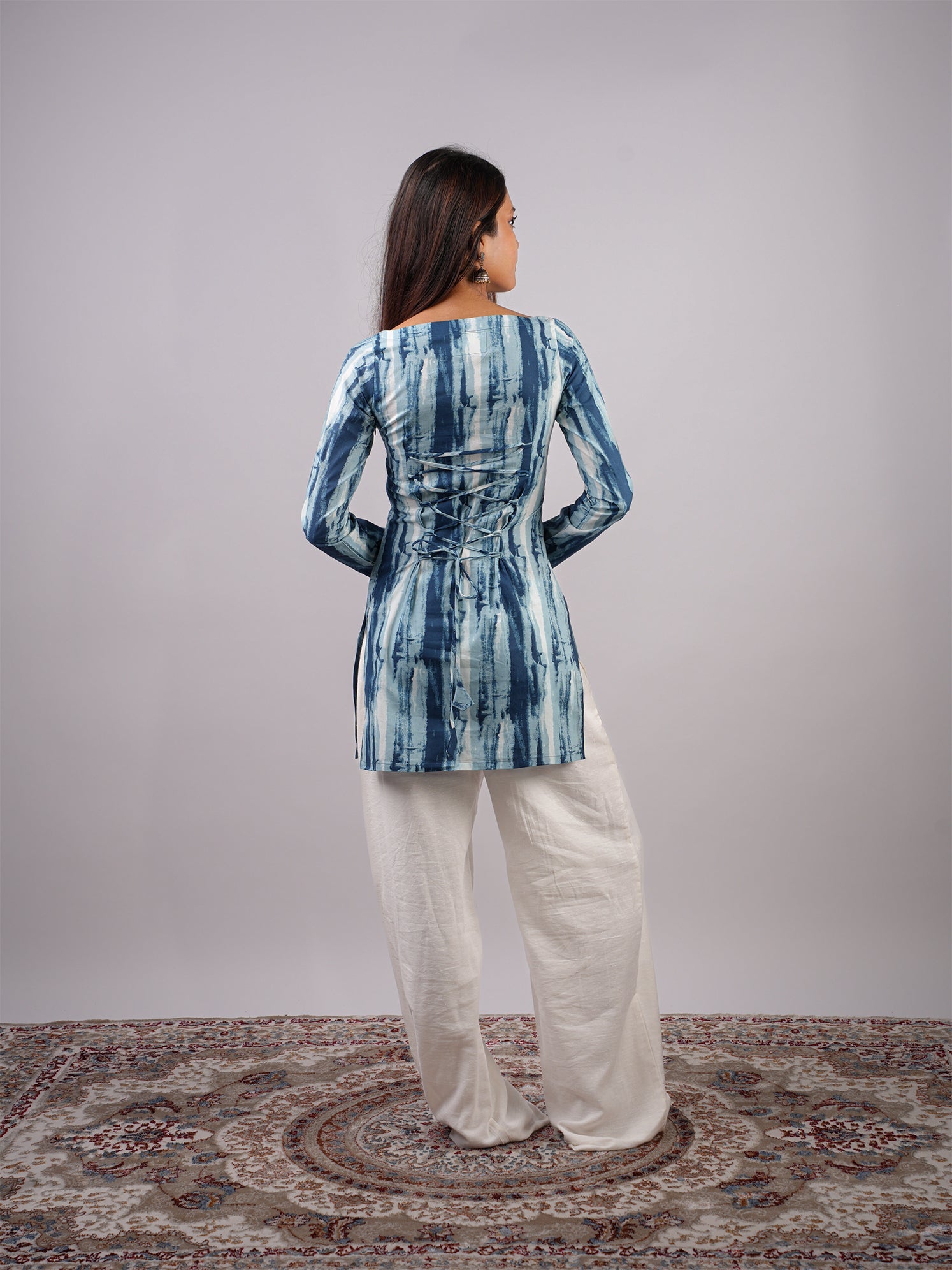 Jaya Sleeved Corset Kurti NISHORAMA