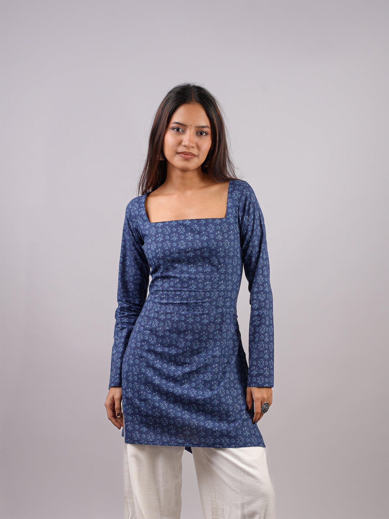 Kaira Sleeved Corset Kurti NISHORAMA