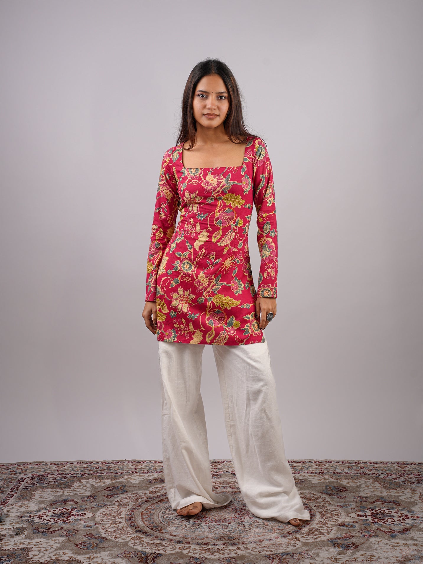 Mohini Sleeved Corset Kurti NISHORAMA