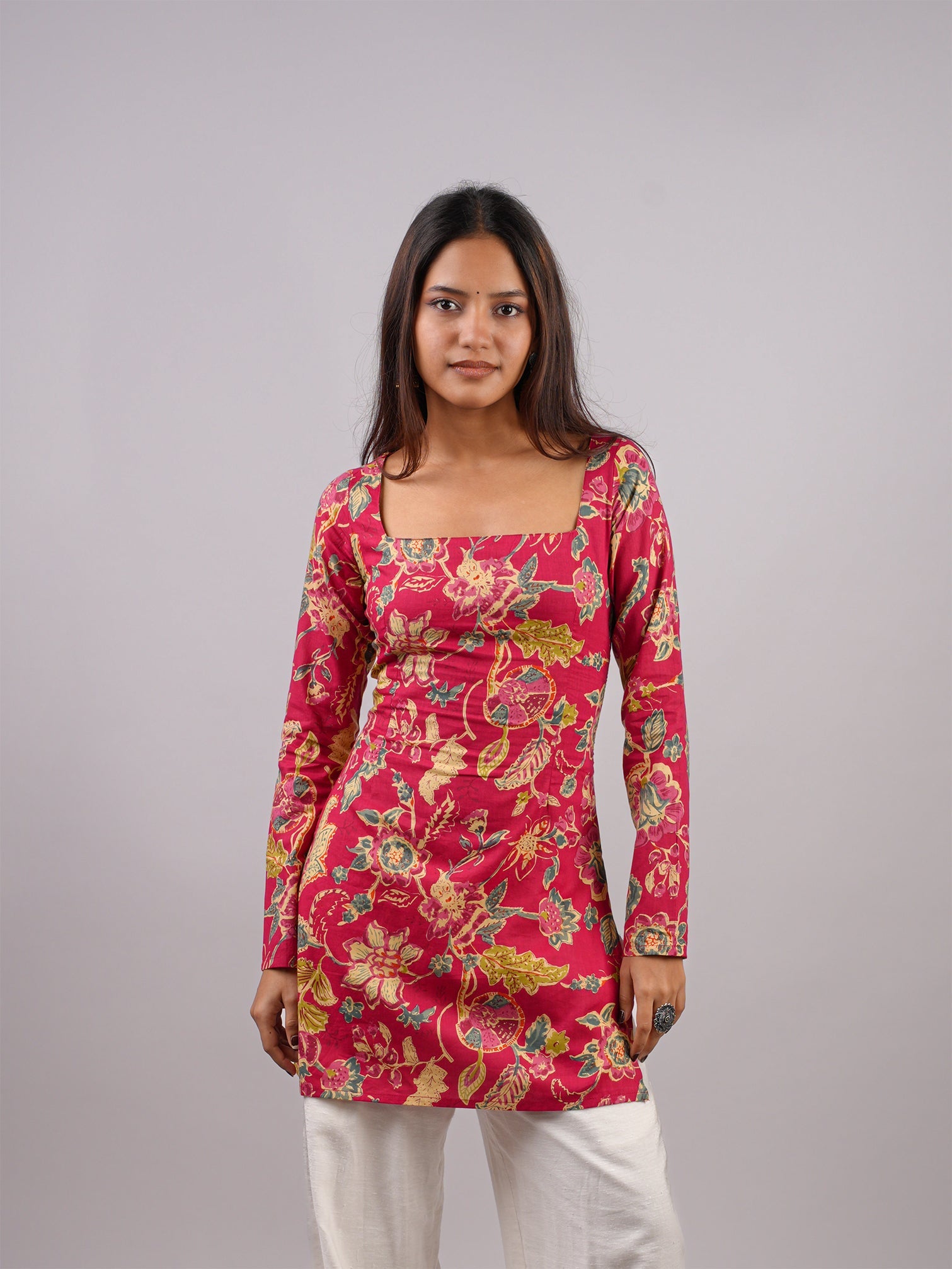 Mohini Sleeved Corset Kurti NISHORAMA