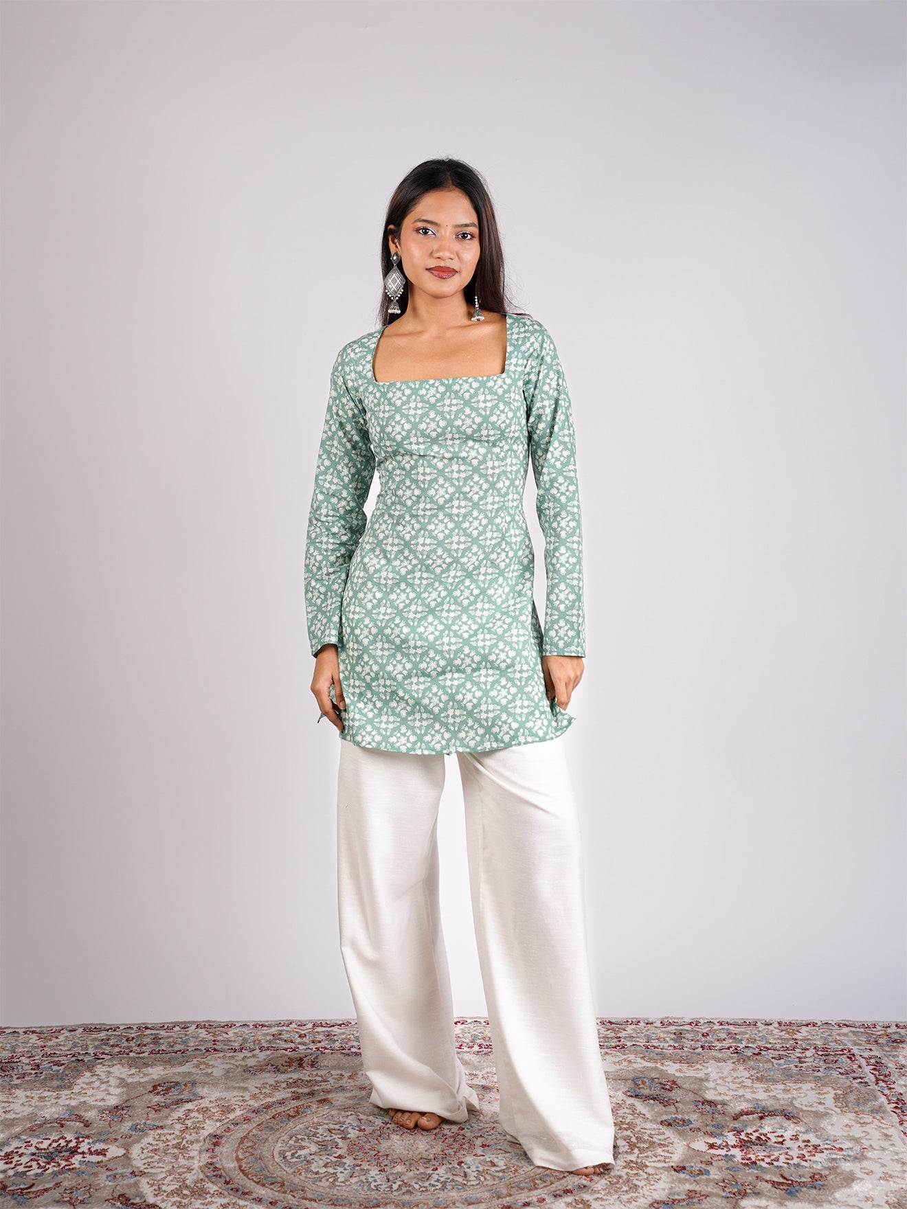 Chaya Sleeved Corset Kurti NISHORAMA