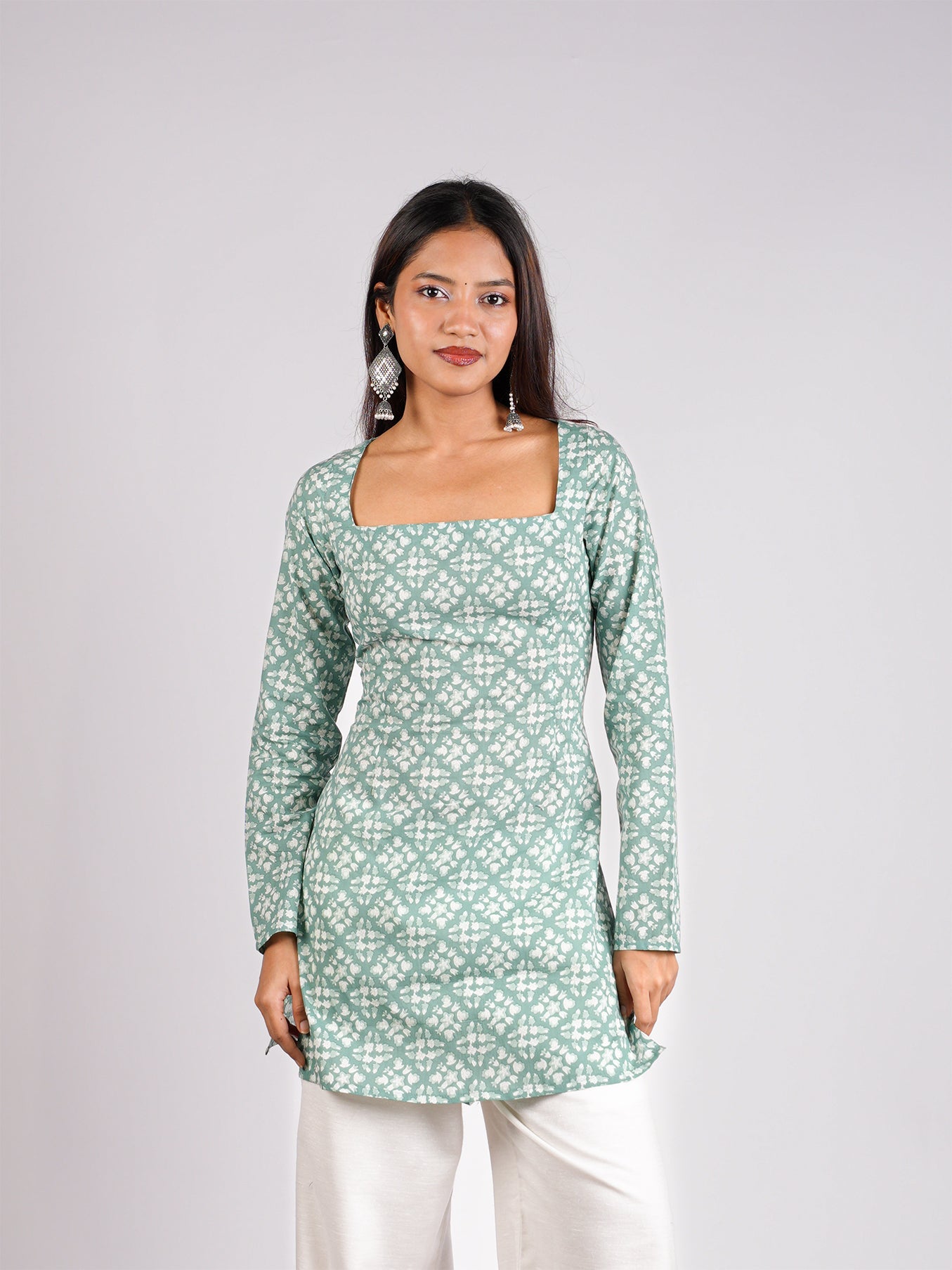 Chaya Sleeved Corset Kurti NISHORAMA