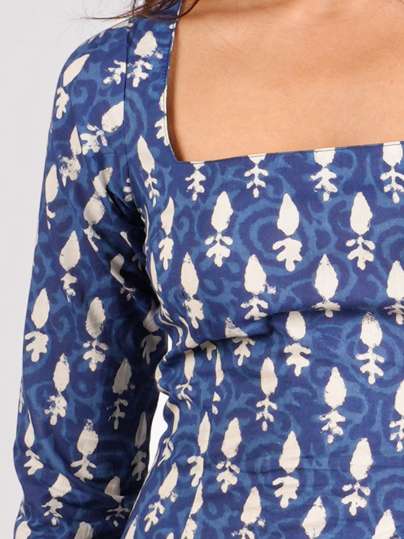 Shikha Sleeved Corset Kurti NISHORAMA