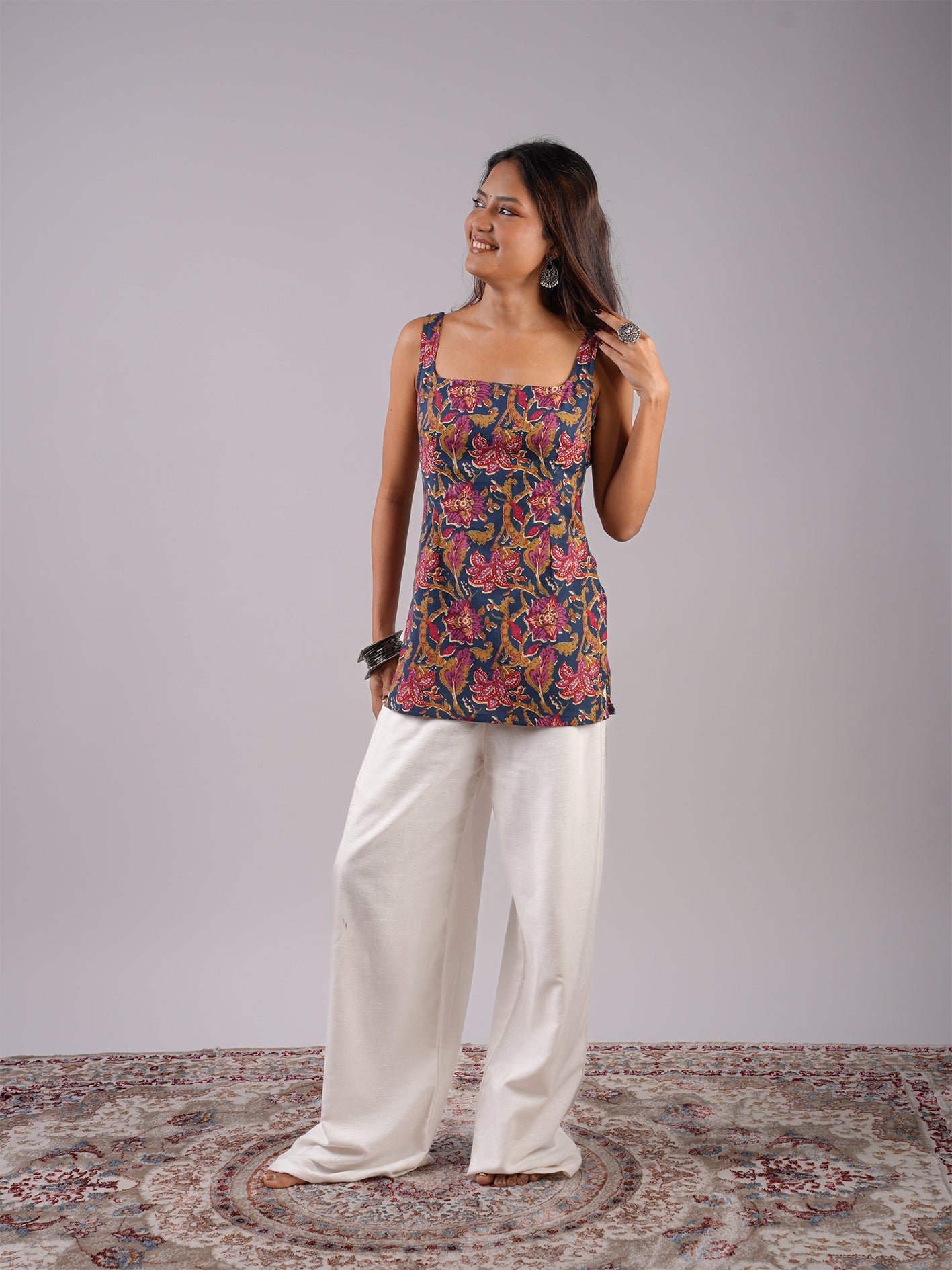 Megh Deep Back Short Kurti NISHORAMA