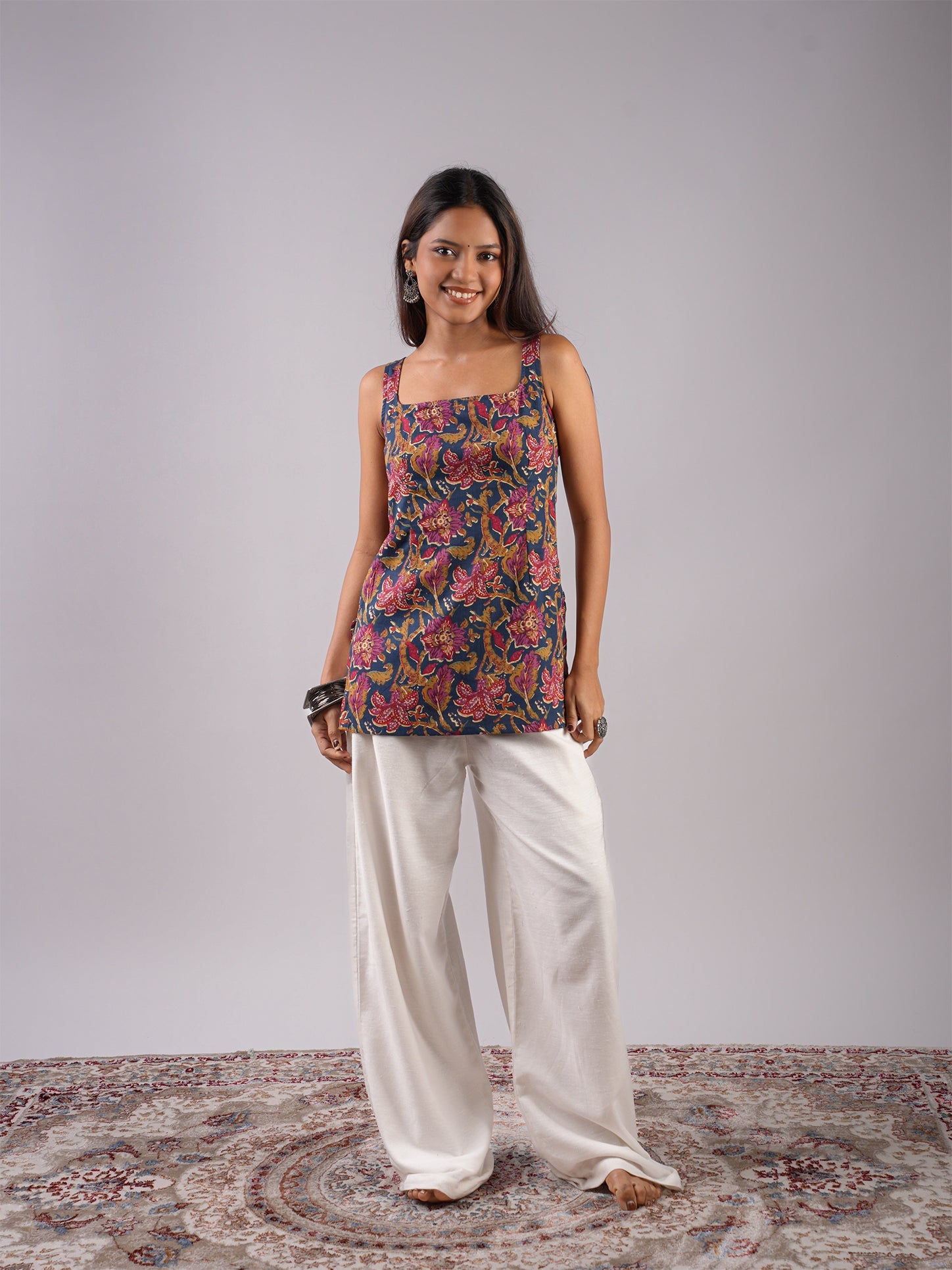 Megh Deep Back Short Kurti NISHORAMA
