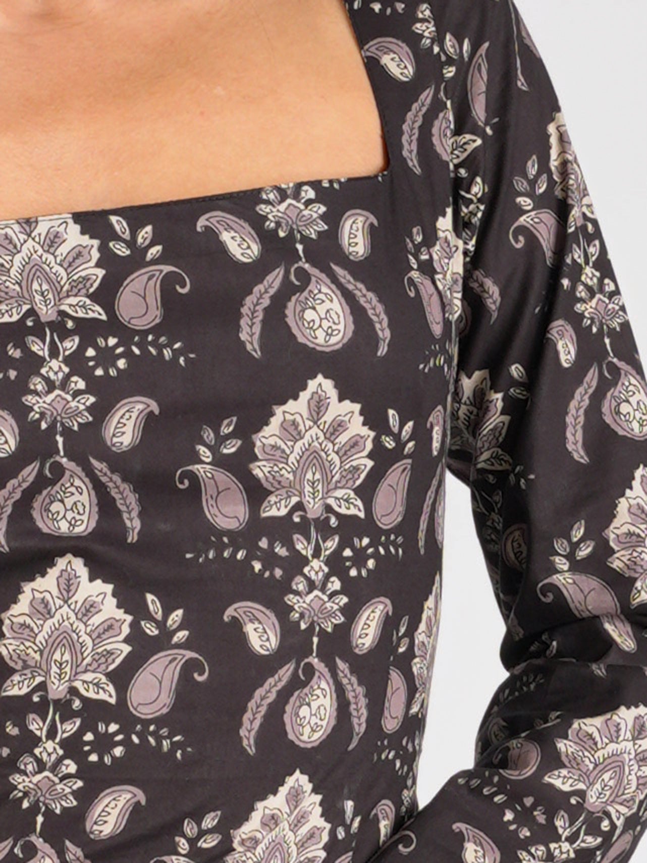 Kajal Sleeved Corset Kurti NISHORAMA