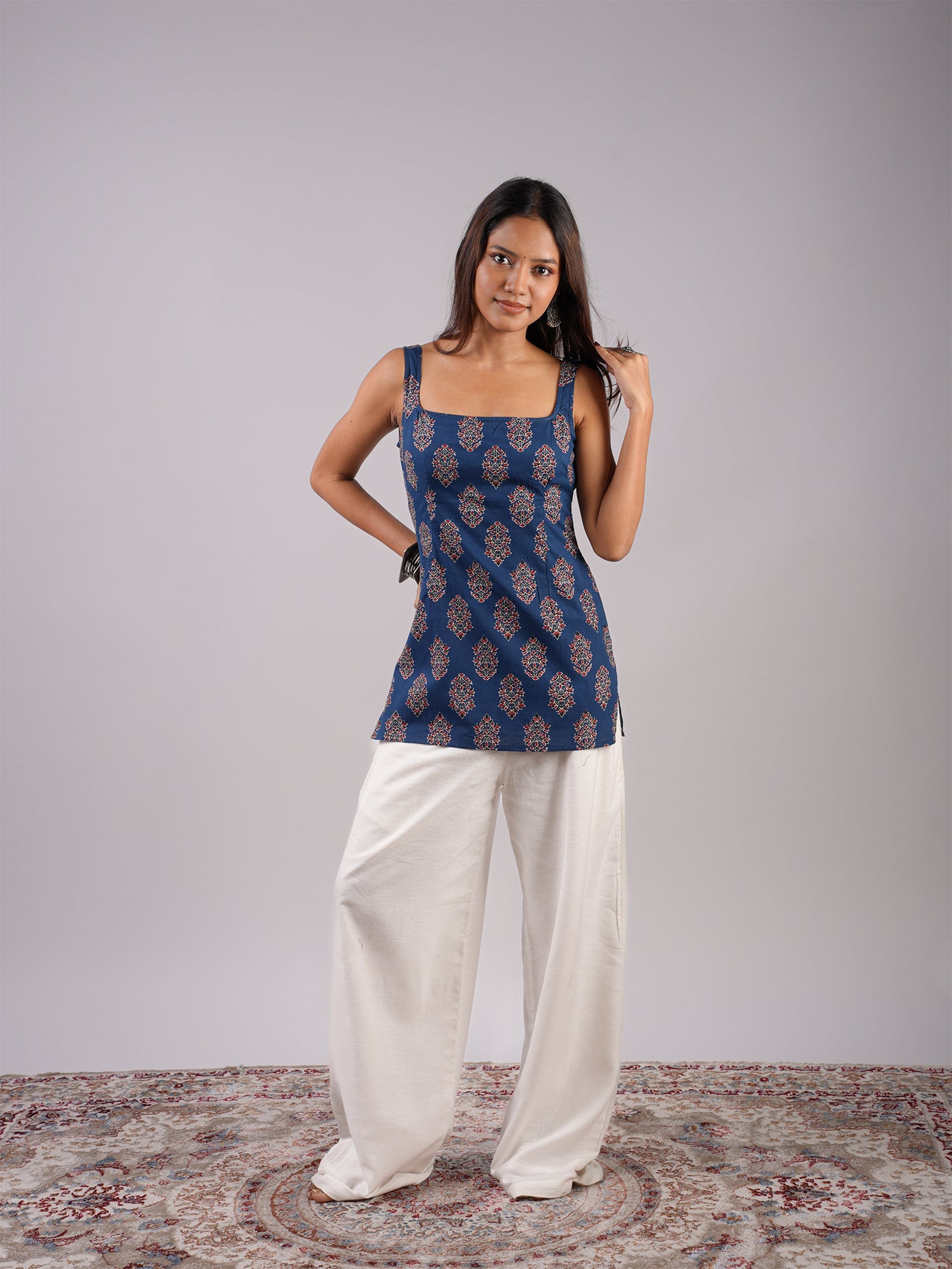 Suhani Deep Back Kurti NISHORAMA