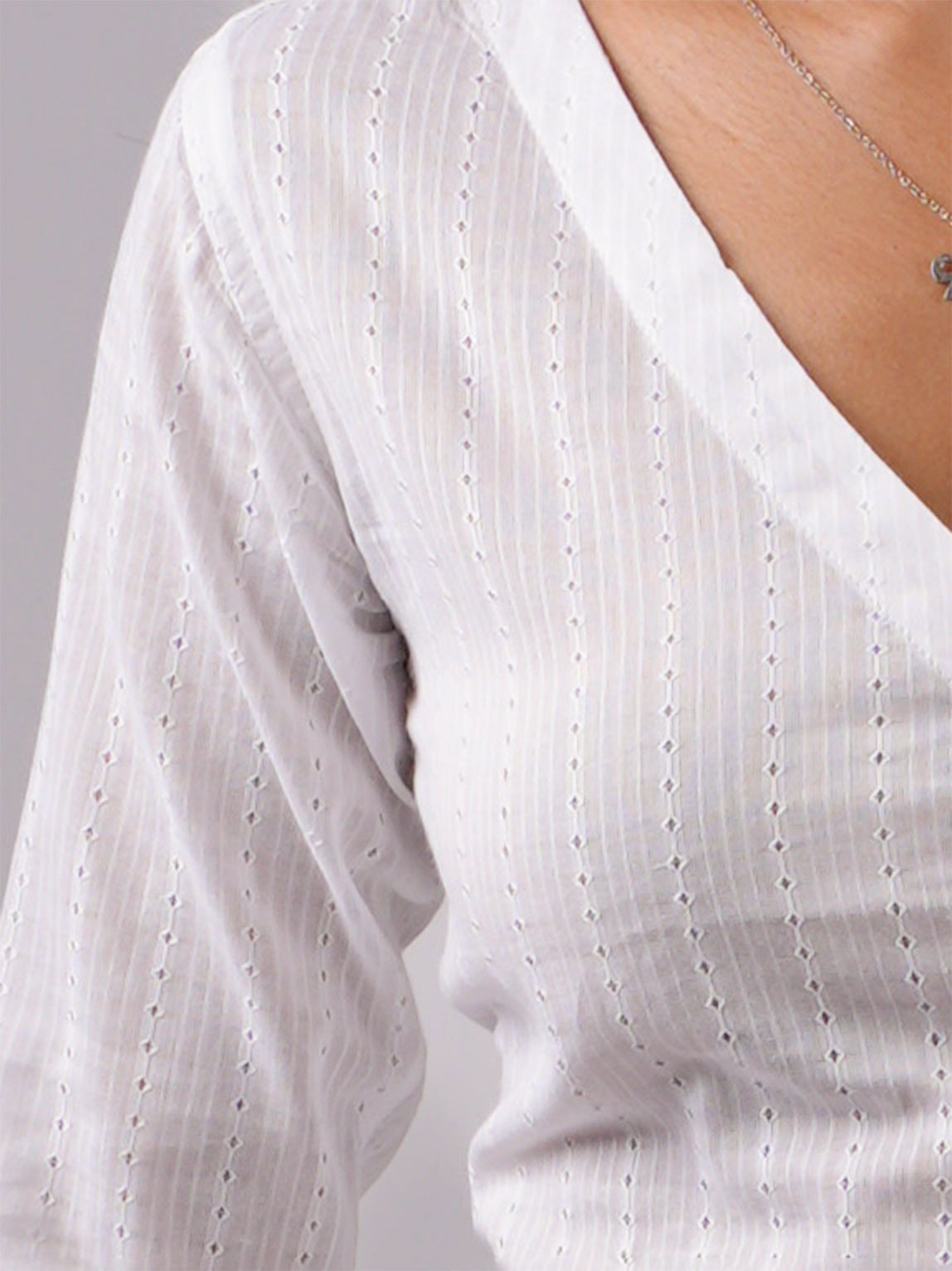 Neer Jacquard Corset Shirt NISHORAMA