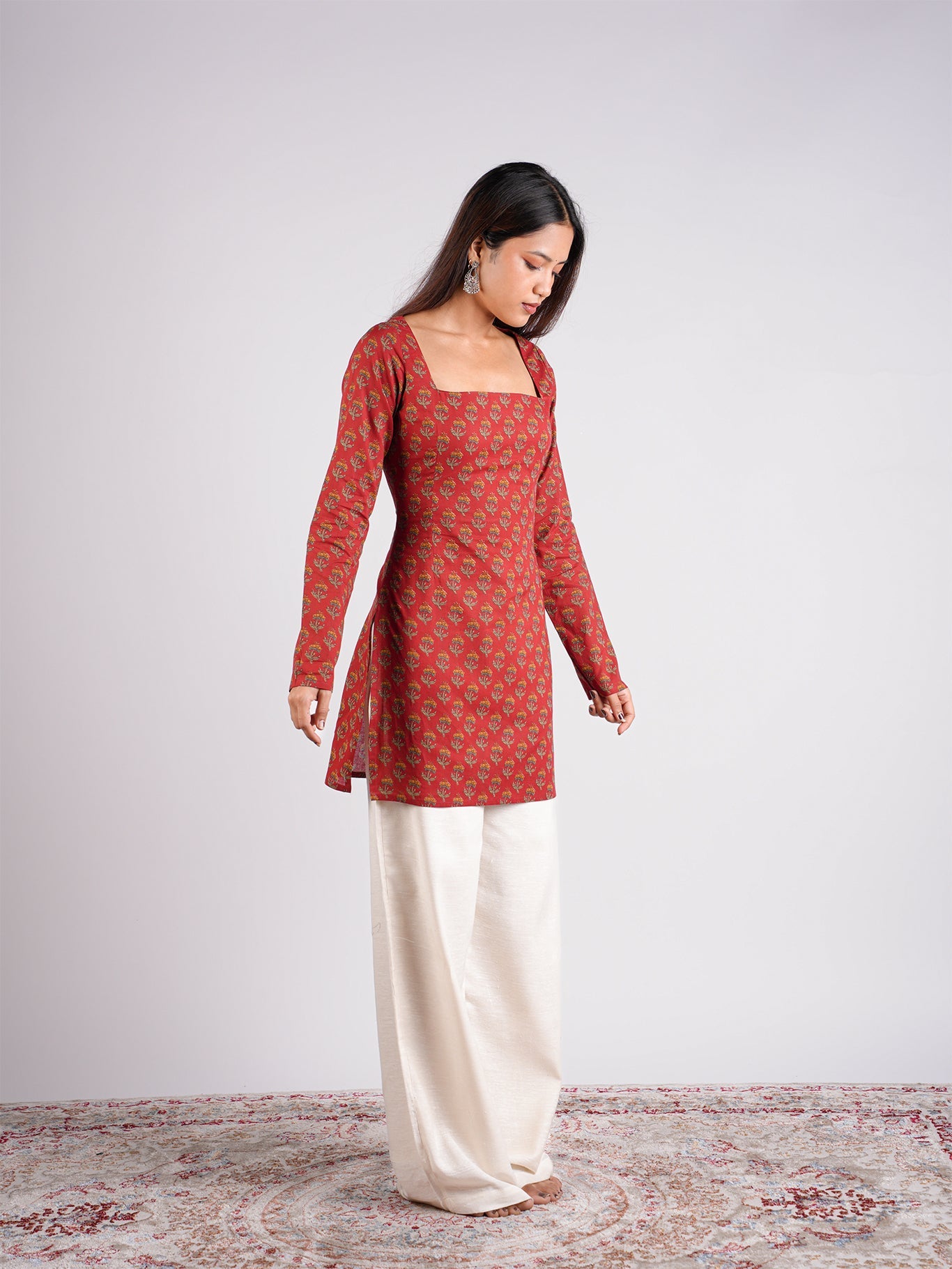 Ishara Sleeved Corset Kurti NISHORAMA