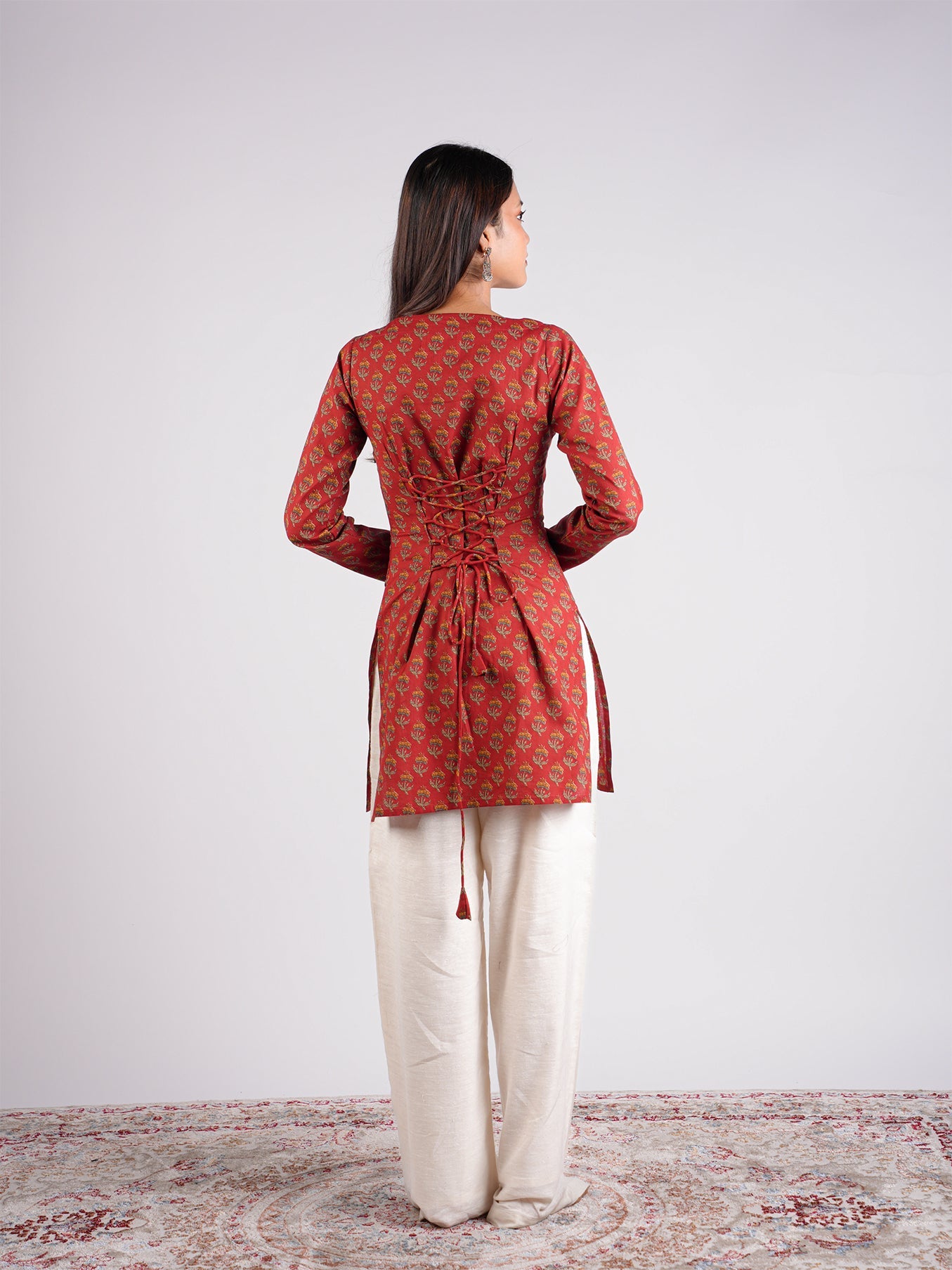 Ishara Sleeved Corset Kurti NISHORAMA