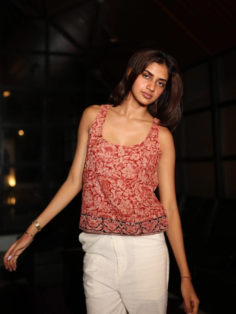 Navya Kalamkari Top NISHORAMA
