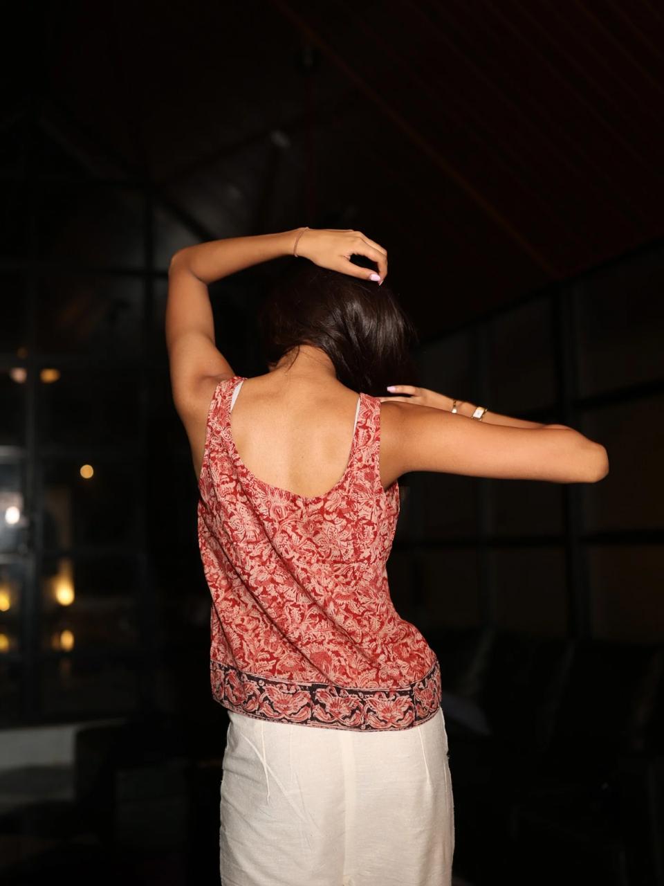 Navya Kalamkari Top NISHORAMA