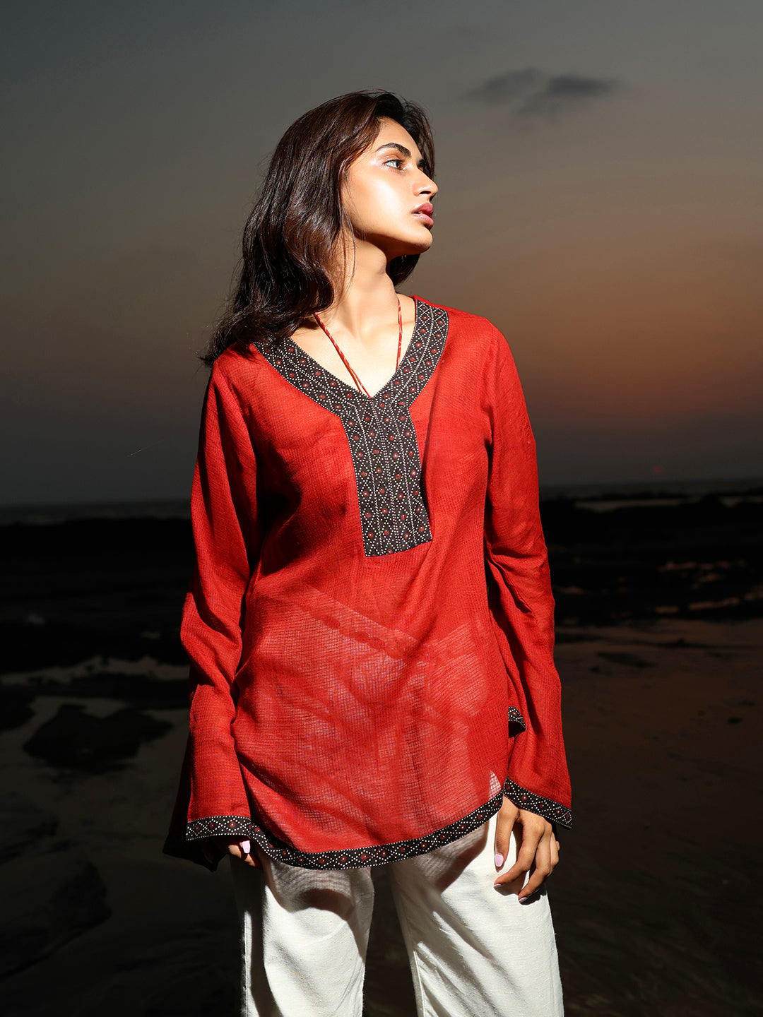 Shrishti mul cover up - kurti NISHORAMA