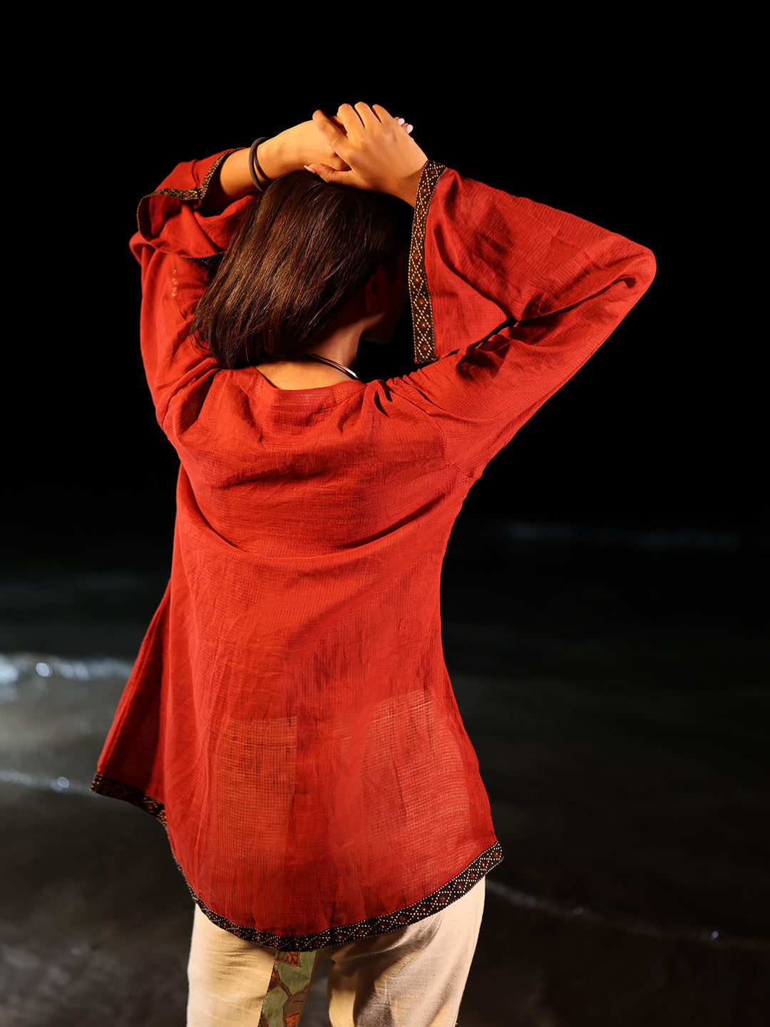 Shrishti mul cover up - kurti NISHORAMA