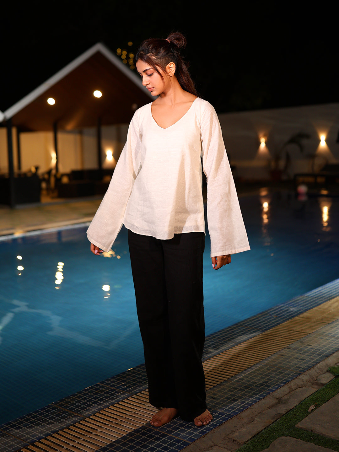 Masakali Linen Top NISHORAMA