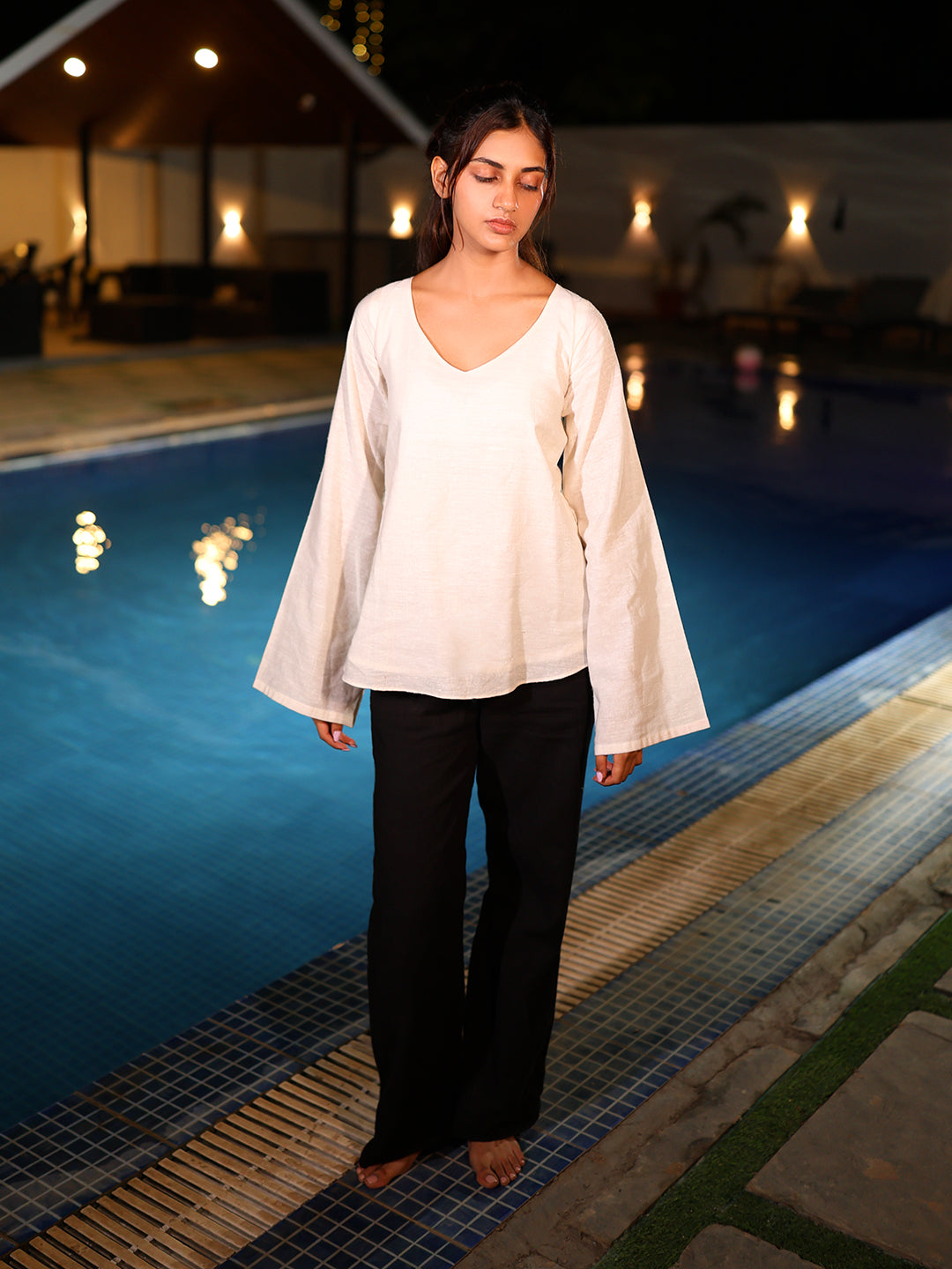 Masakali Linen Top NISHORAMA