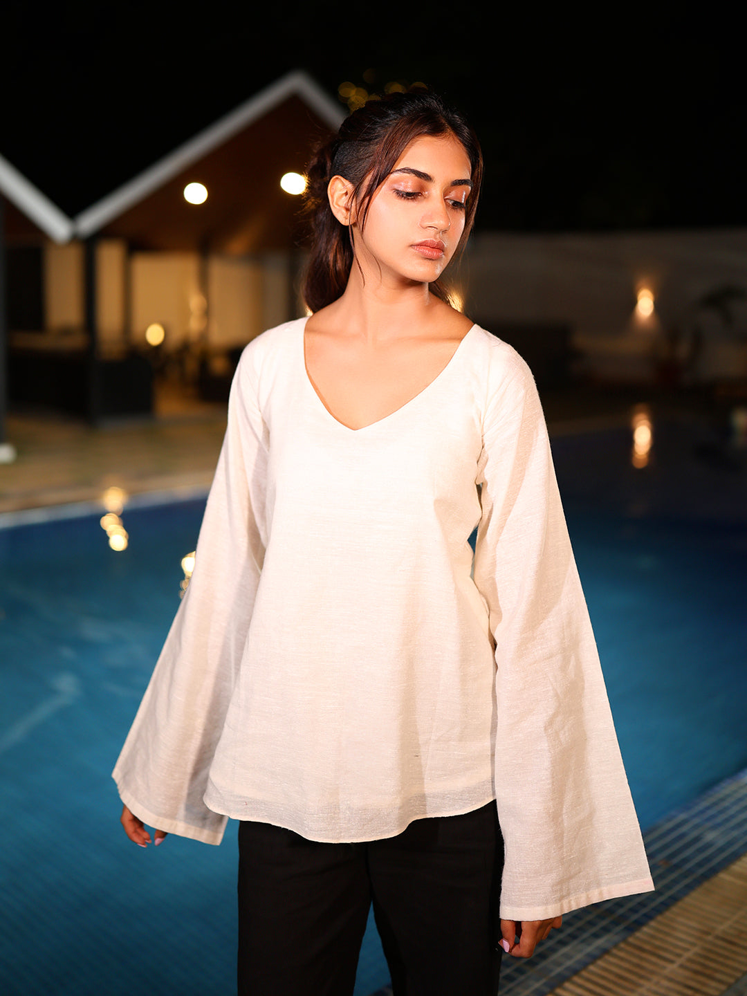 Masakali Linen Top NISHORAMA