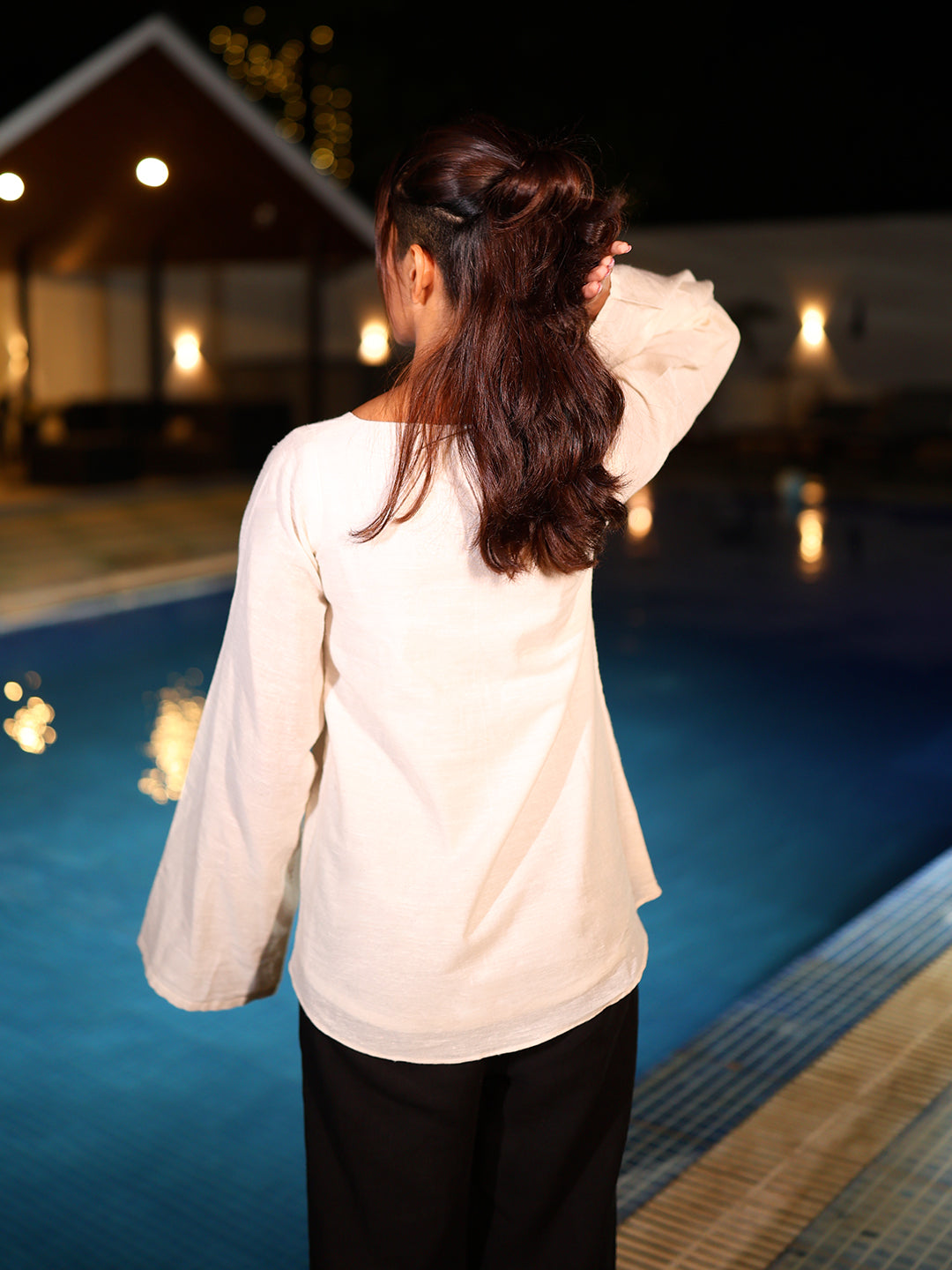 Masakali Linen Top NISHORAMA