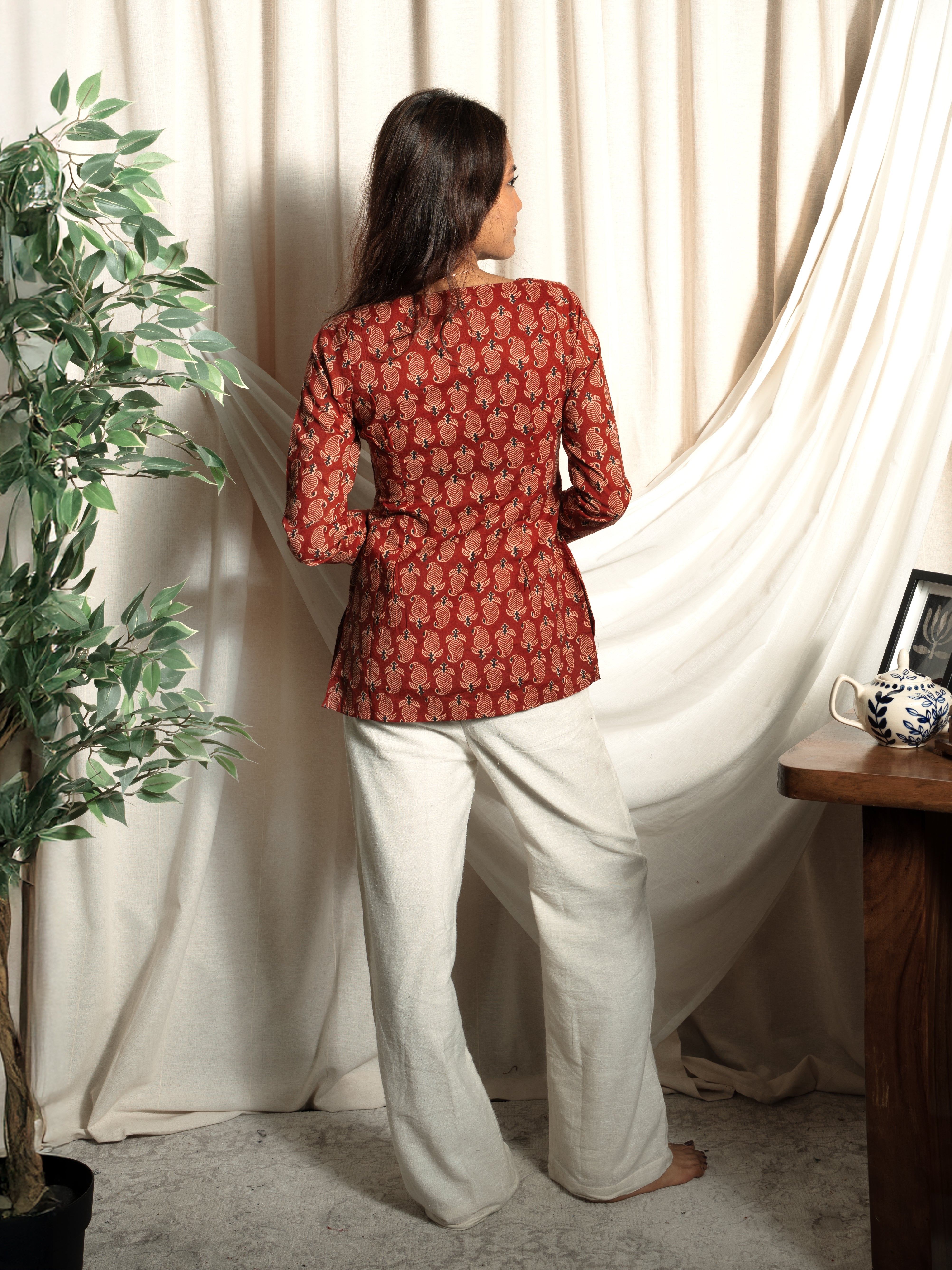 Nasreen Full Sleeve Kurti NISHORAMA