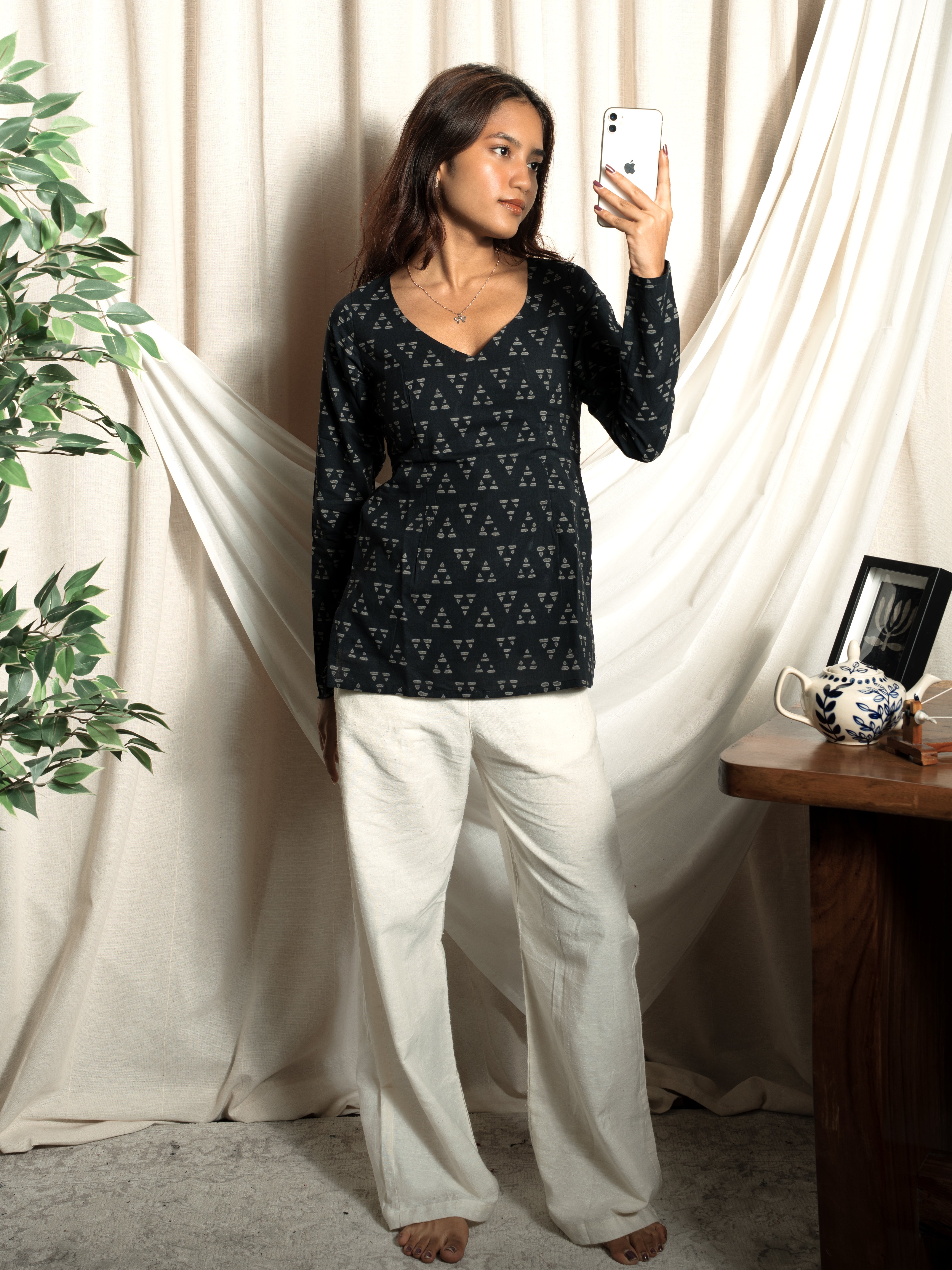 Nazmin Full Sleeved Kurti NISHORAMA