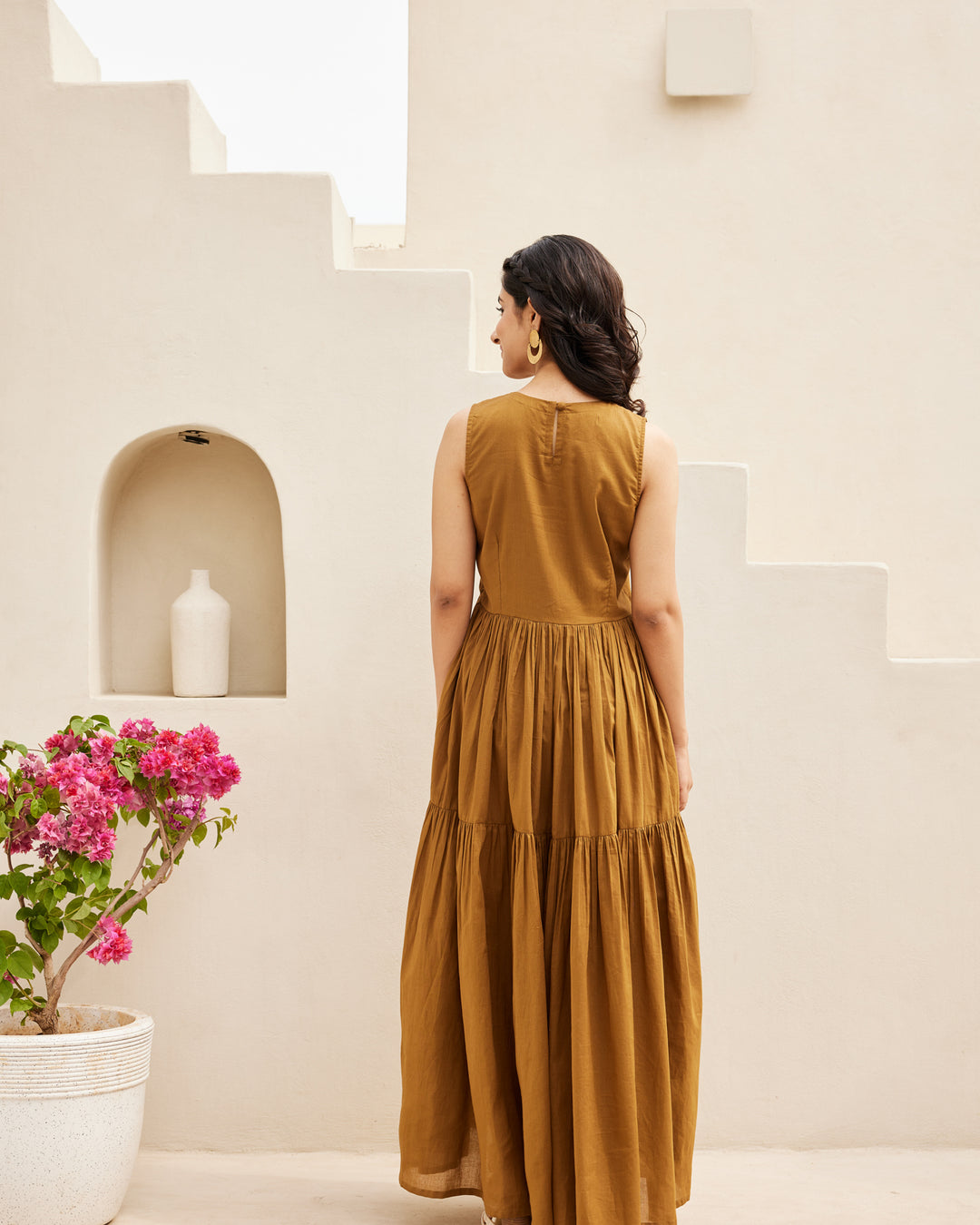Black Tiered Maxi Dress