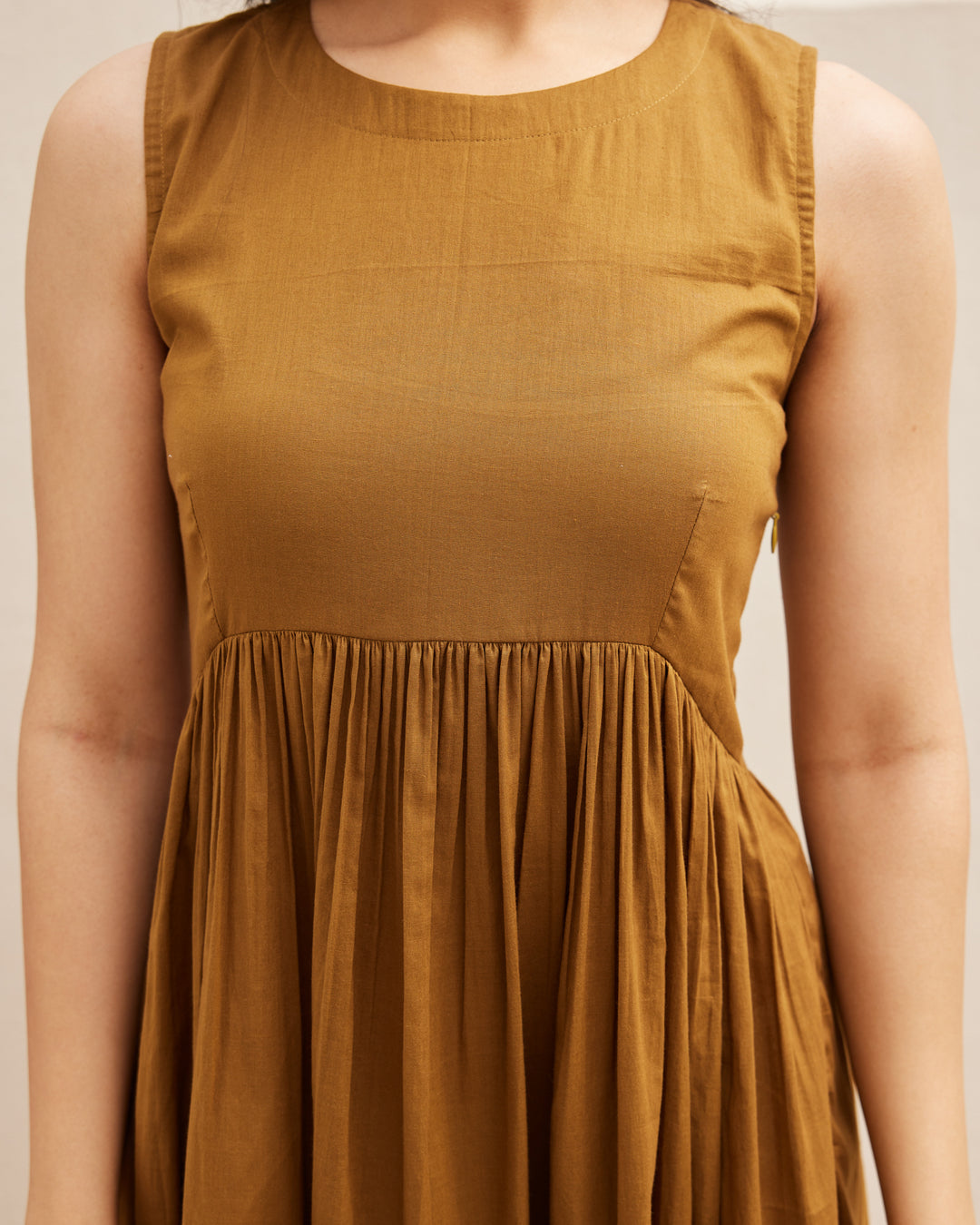 Light Yellow Tiered Maxi Dress