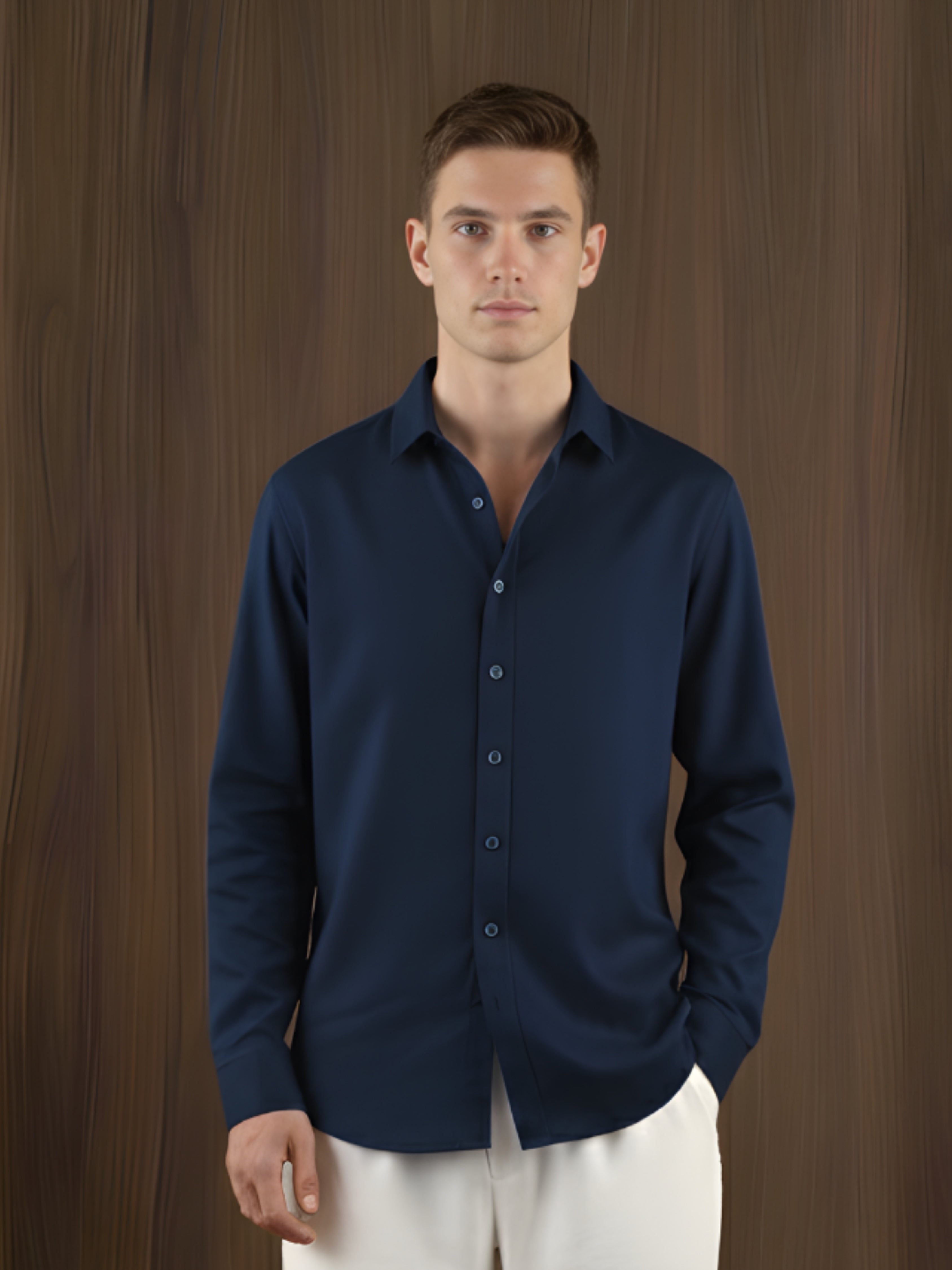 Raghav Linen Fitted Shirt NISHORAMA