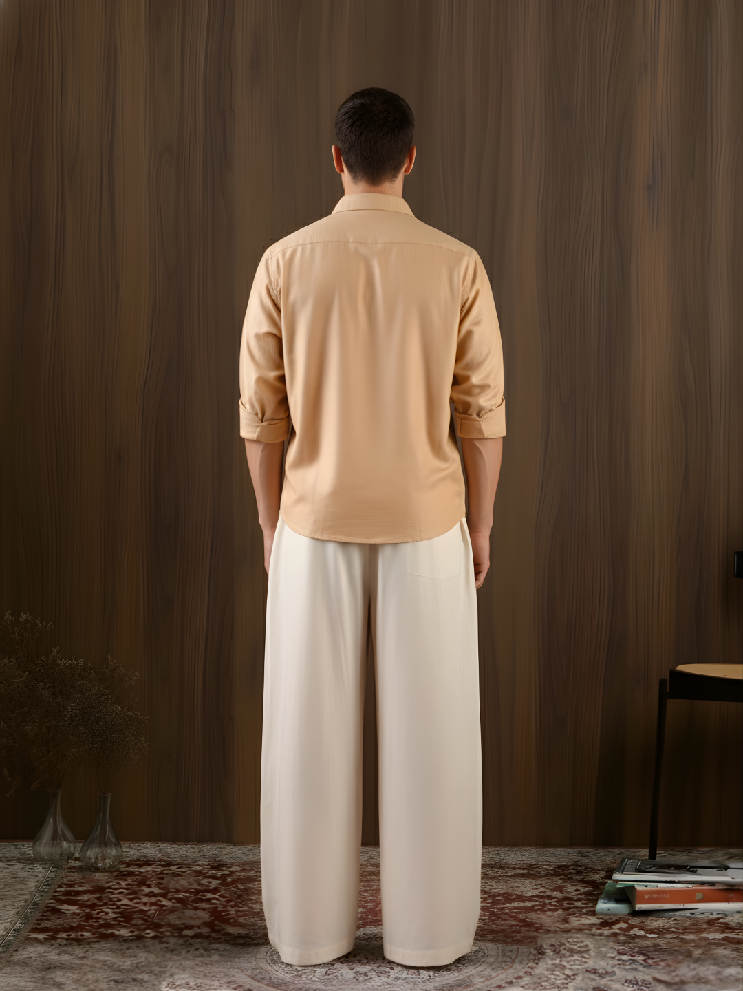Karan Khadi Linen Fitted Shirt NISHORAMA