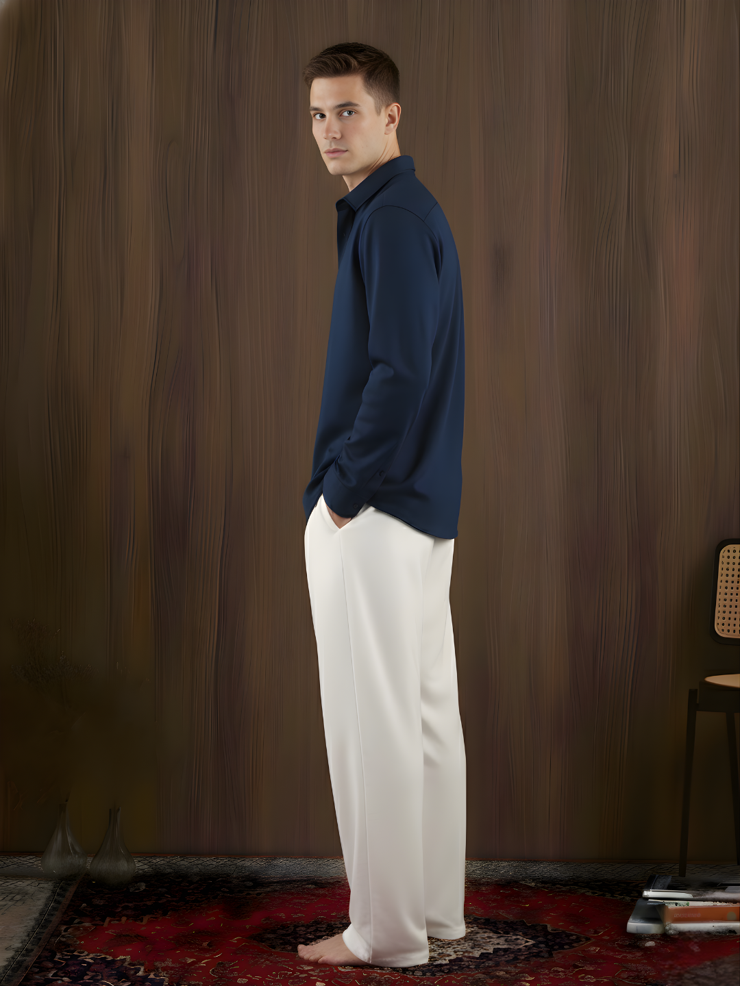 Raghav Linen Fitted Shirt NISHORAMA