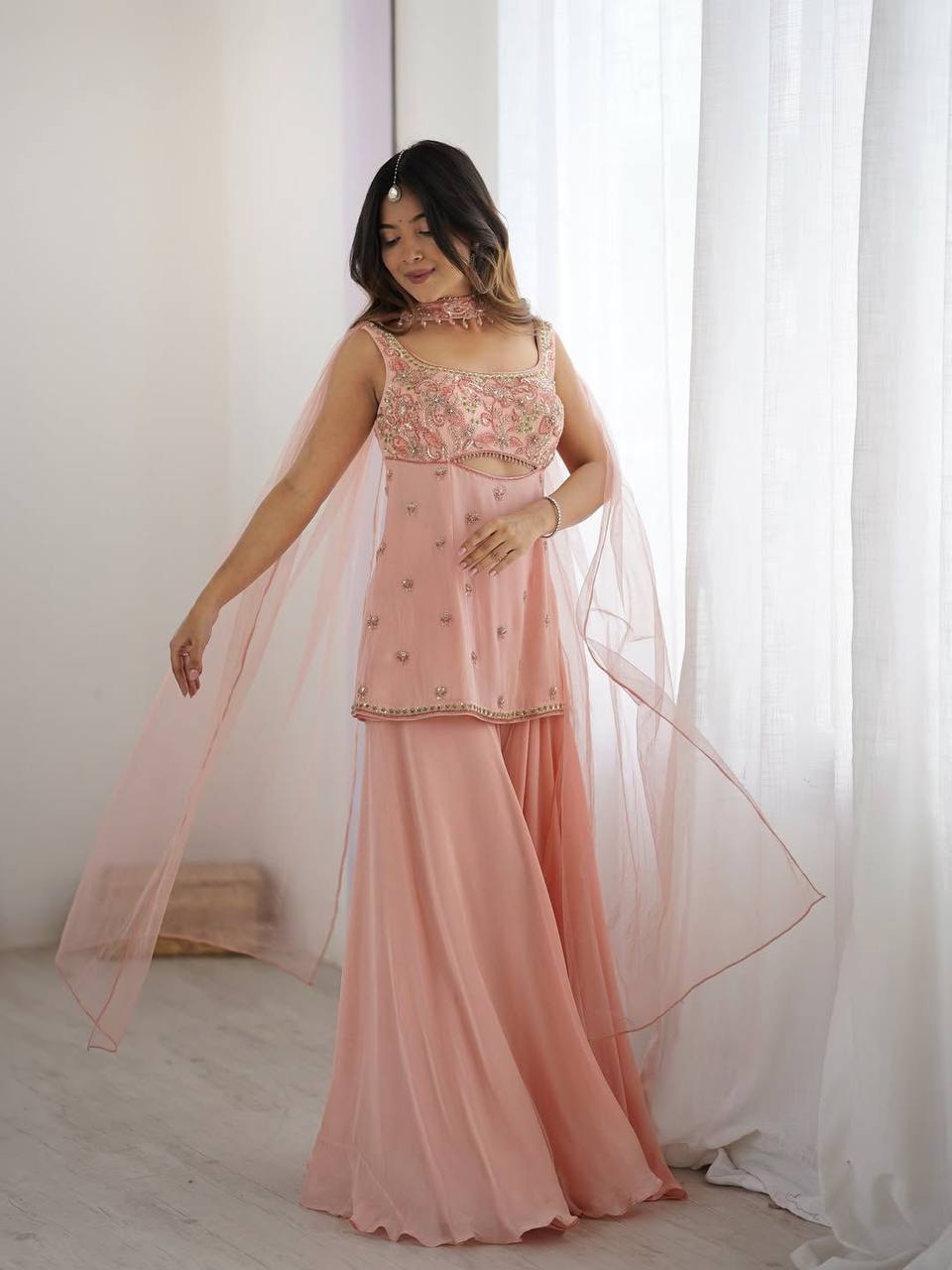 INDO WESTERN PAIR IN THREE PIECE