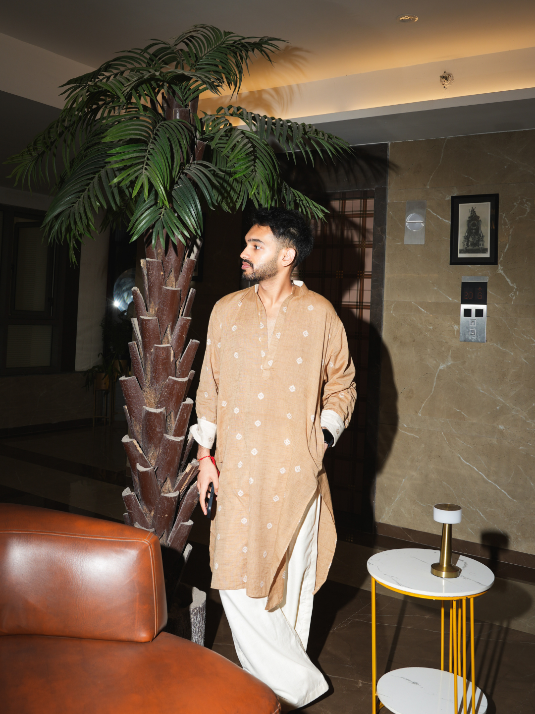 Tajdaar Inverted Sleeves Long Kurta NISHORAMA