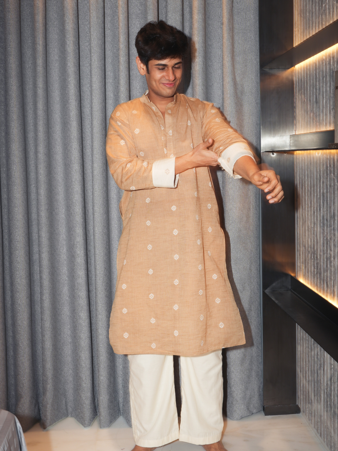 Tajdaar Inverted Sleeves Long Kurta NISHORAMA
